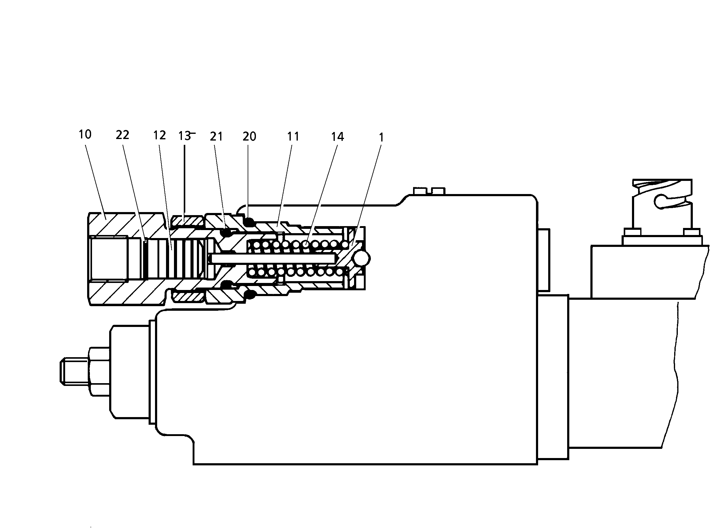 ГИЛЬЗА КЛАПАНА 11,5X18X57,5 9270766 LIEBHERR