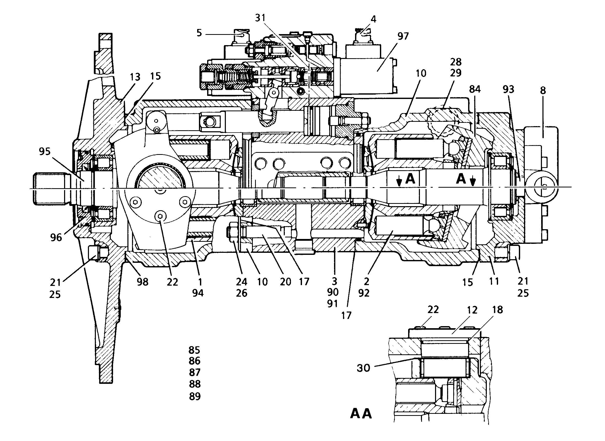 ФЛАНЕЦ ЗАПОРНЫЙ 9277133 LIEBHERR