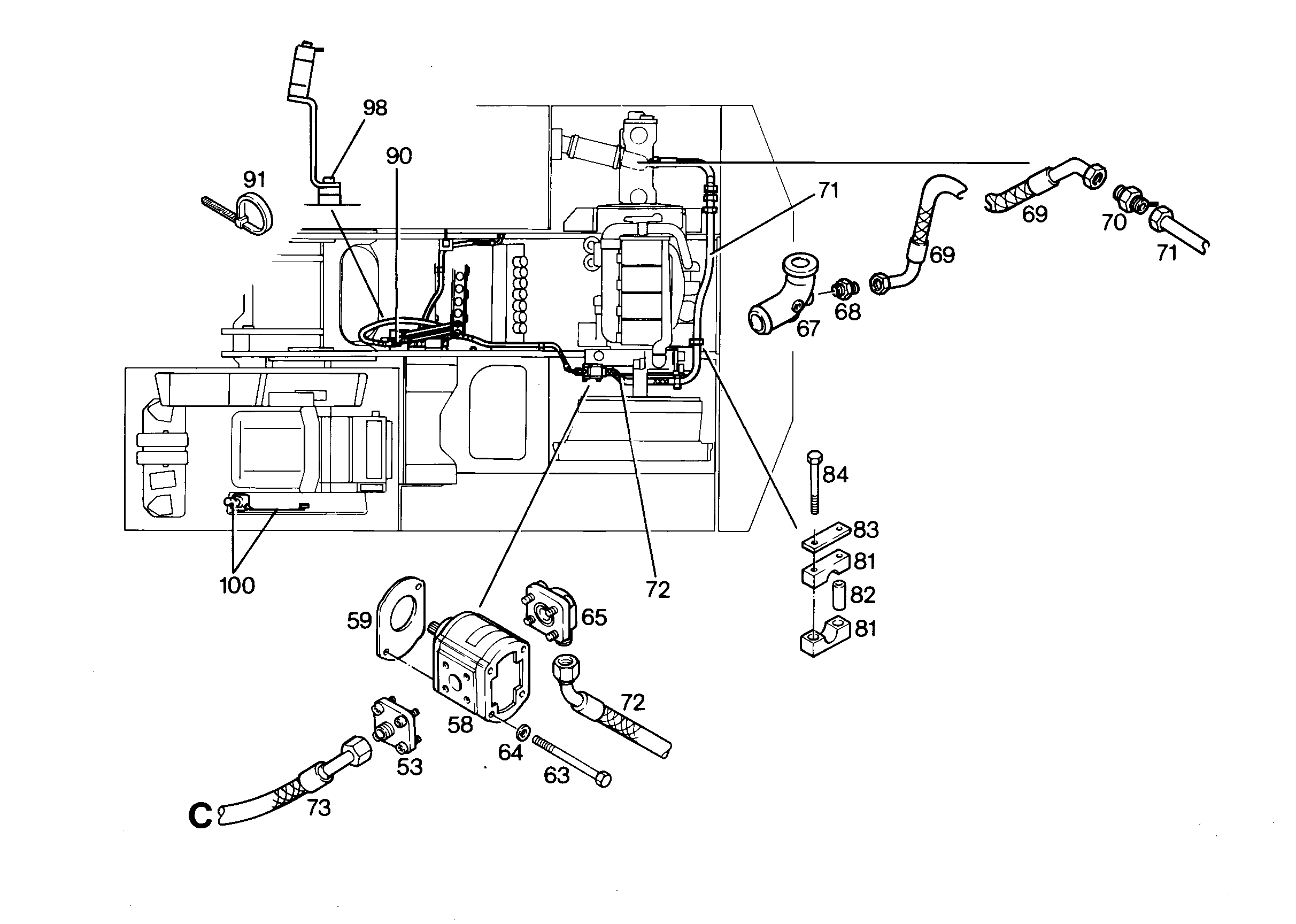 ШЛАНГ 32X450 5610007 LIEBHERR