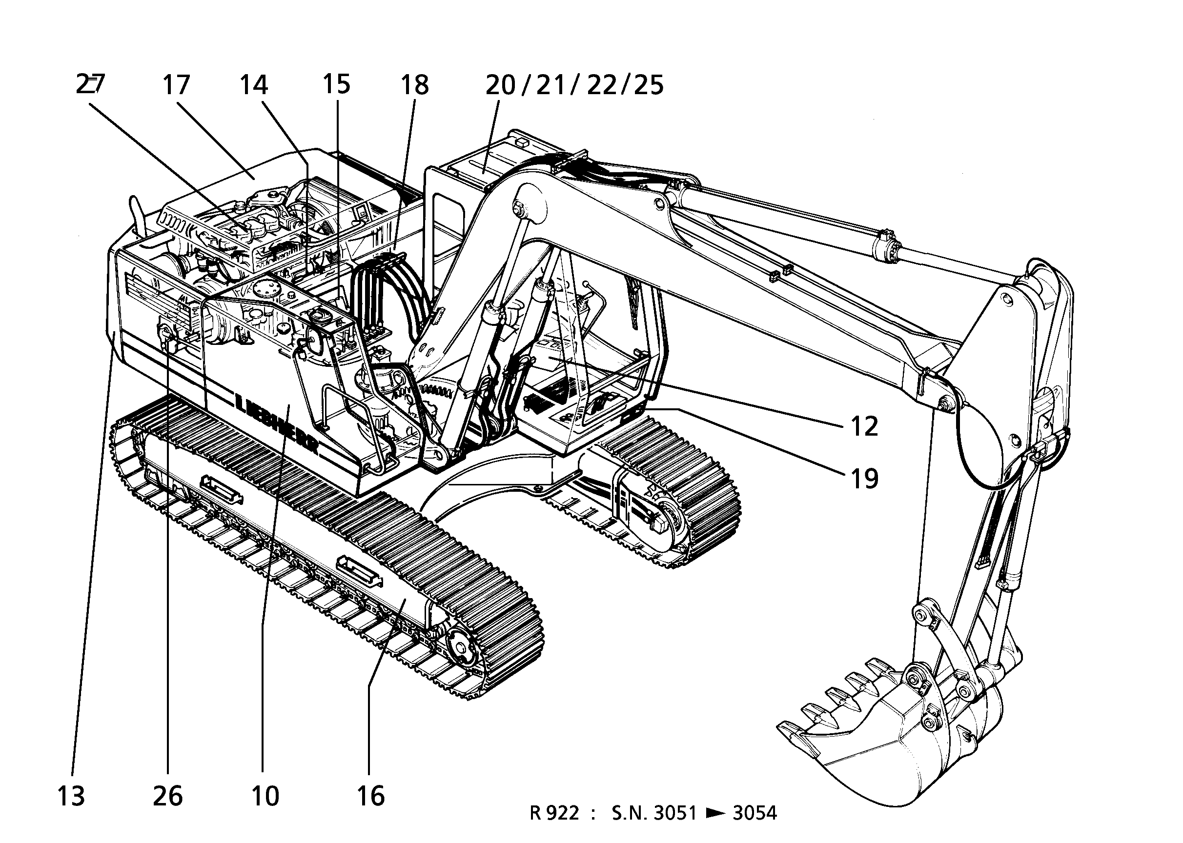 ПРОВОДКА МОНТ.К-Т ASH ИЛИ AHS 9768167 LIEBHERR