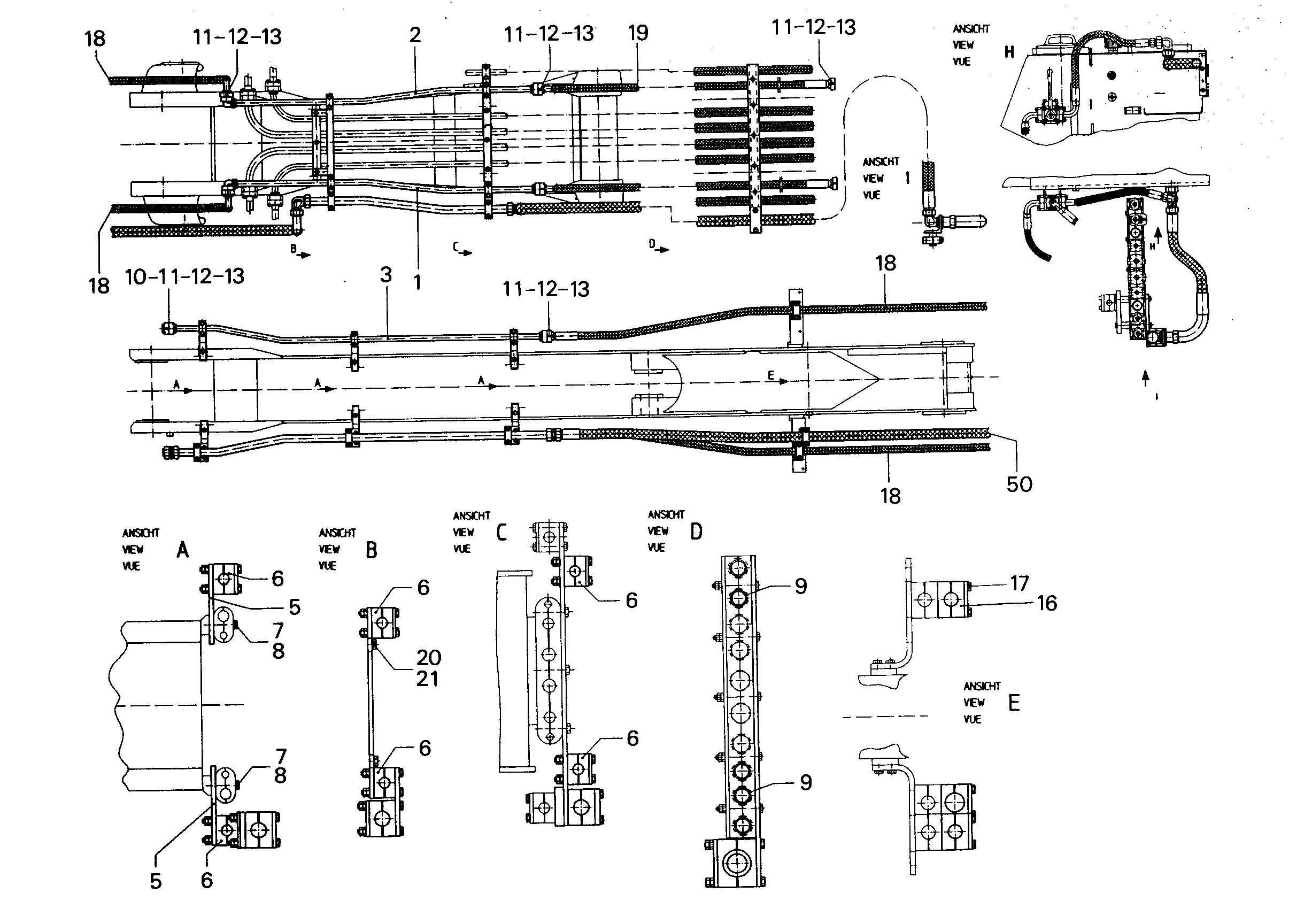 ЛИНИЯ ДОПОЛНИТЕЛЬНАЯ ОБР. ЛЕВ. 9769269 LIEBHERR