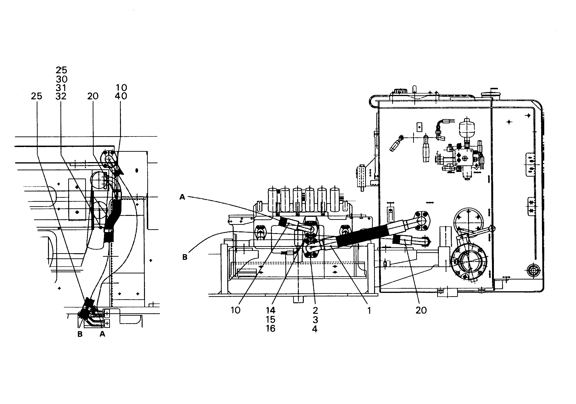 ШЛАНГ 40X2130 5610975 LIEBHERR