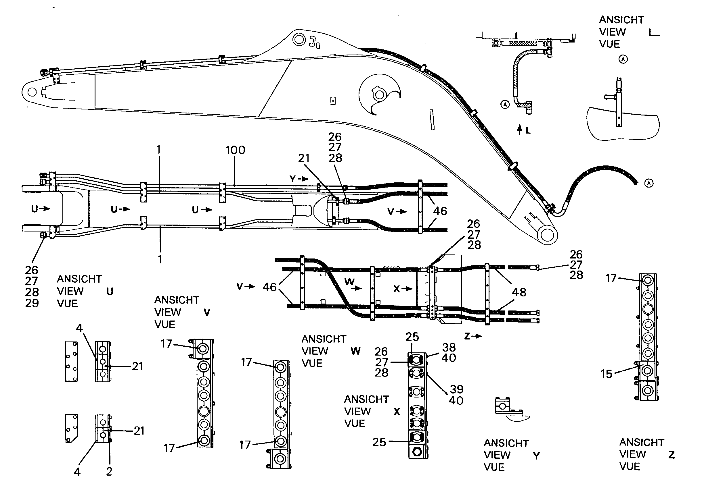 ЛИНИЯ ДОПОЛНИТЕЛЬНАЯ ОБР.ПРАВ. 9768831 LIEBHERR