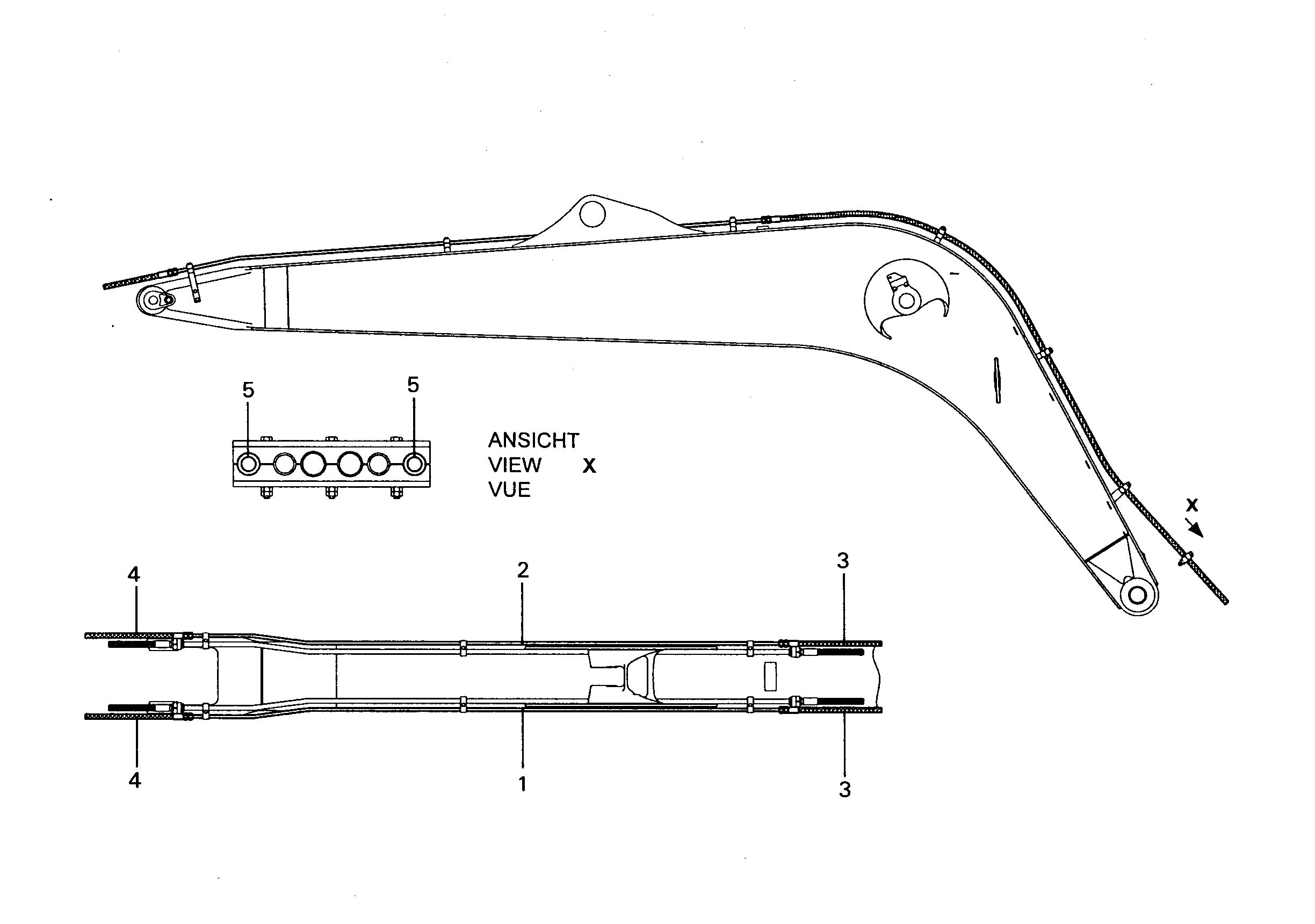 ШЛАНГ 12X1300 5613710 LIEBHERR