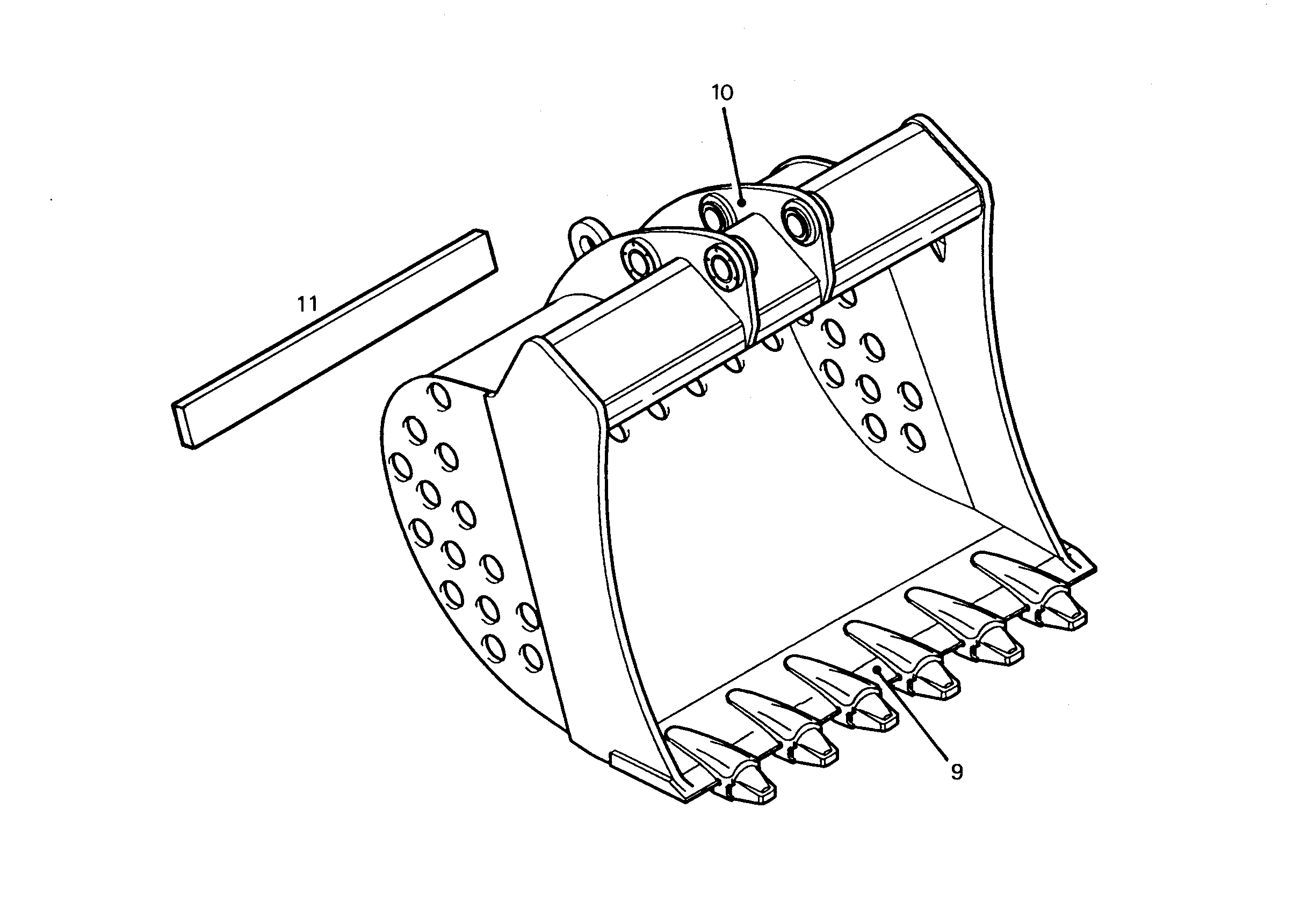 ЗАБРАЛО КОВША 9697628 LIEBHERR