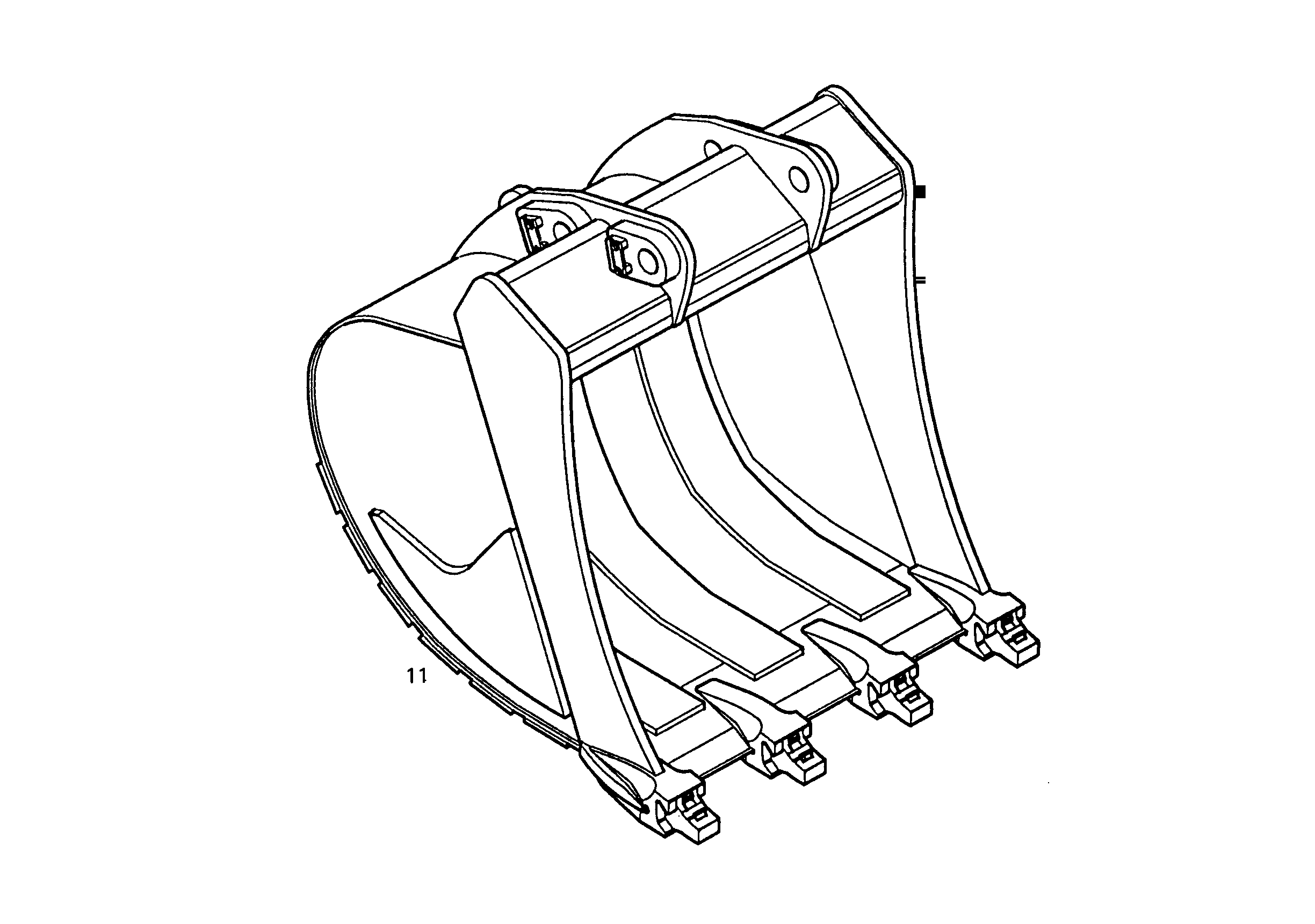 ЛОПАТА ОБРАТНАЯ HD 9892853 LIEBHERR