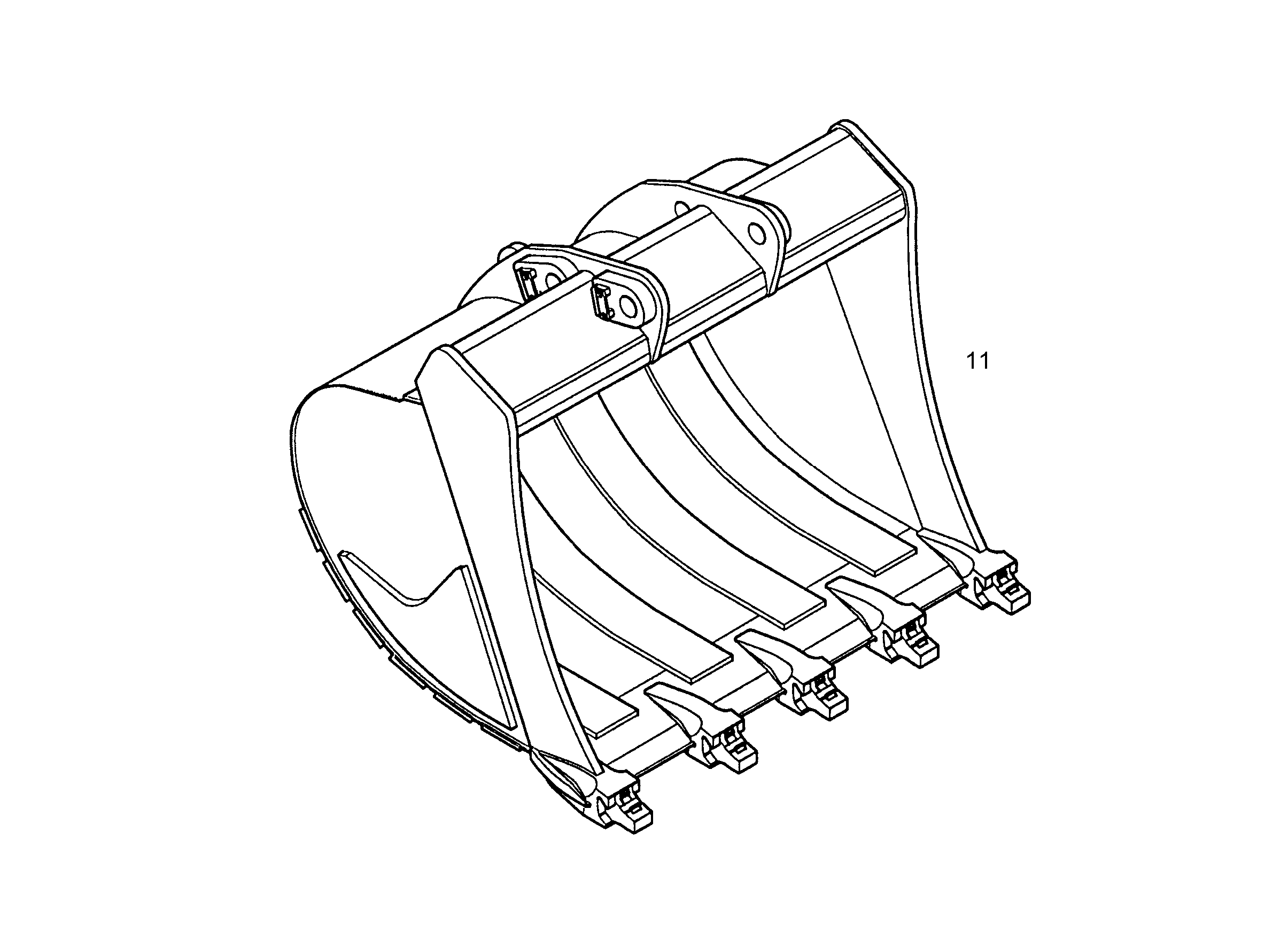 ЛОПАТА ОБРАТНАЯ HD 9892915 LIEBHERR