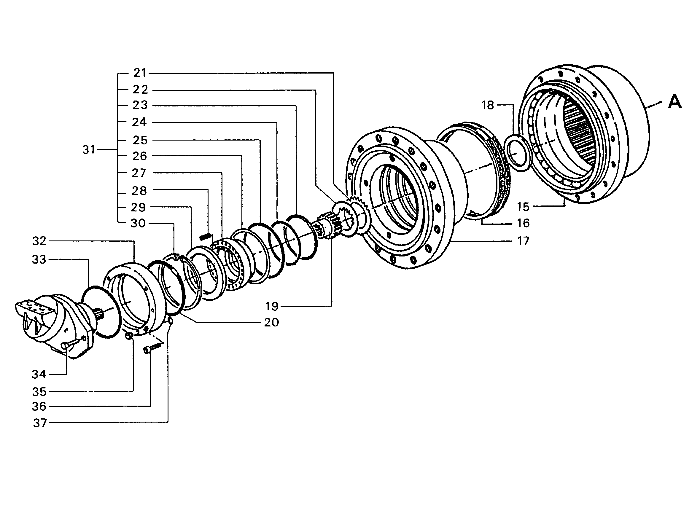 СТОПОРНОЕ КОЛЬЦО 7372468 LIEBHERR