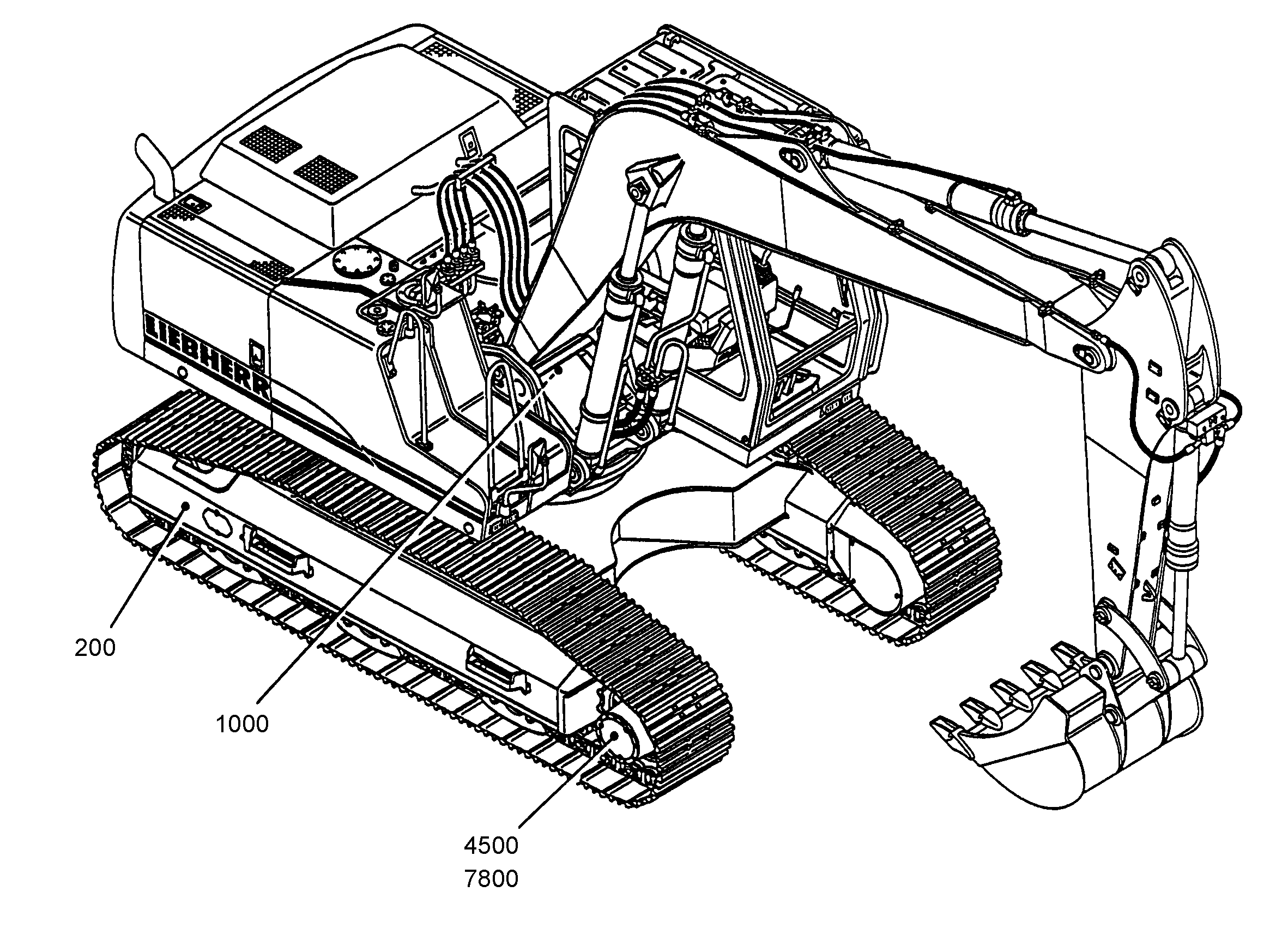 ШАССИ, КОМПЛЕКТ 9822235 LIEBHERR