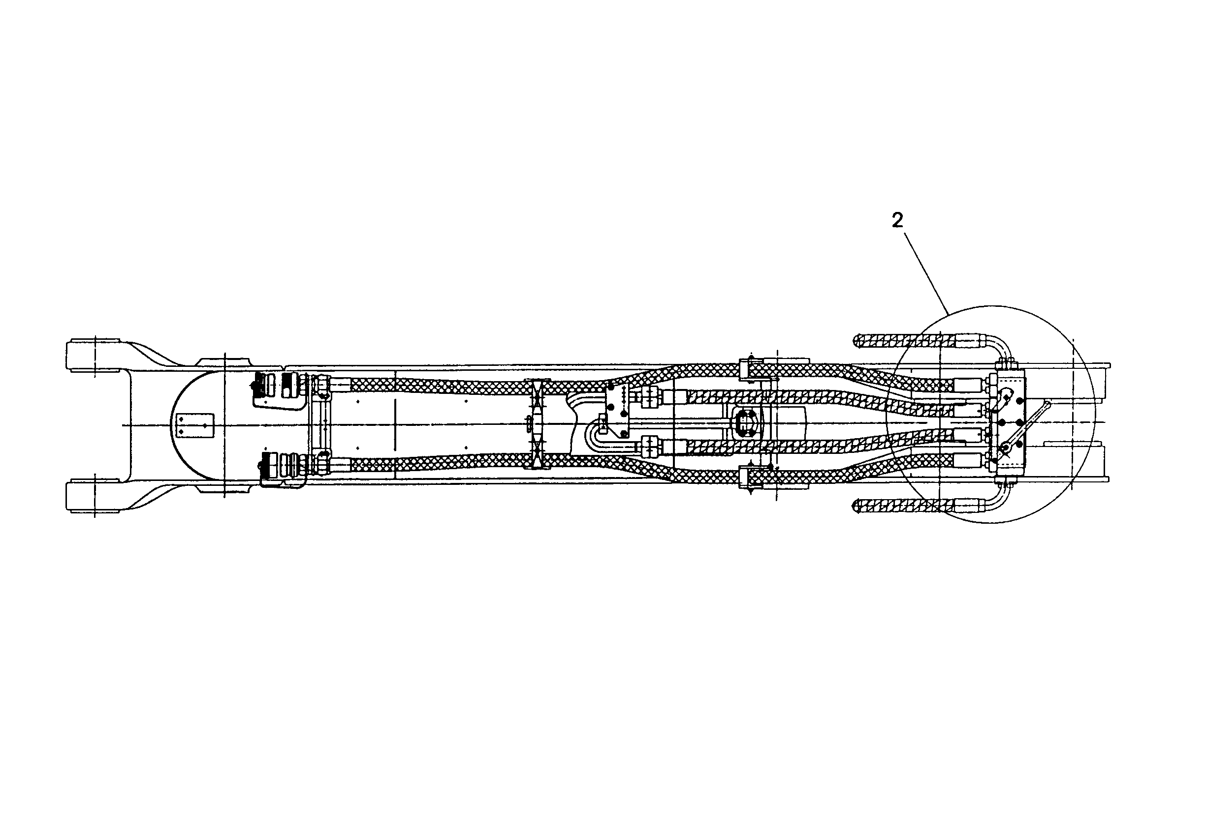 ПРОВОДКА ПРИВОД ГРЕЙФЕРА 9863700 LIEBHERR