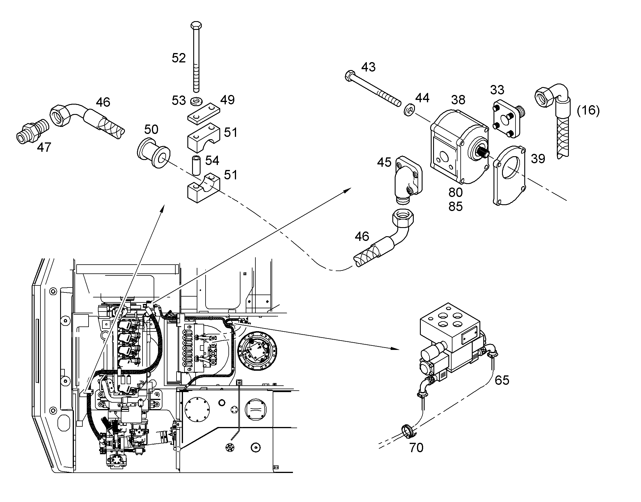 ШЛАНГ 32X2550 5618588 LIEBHERR