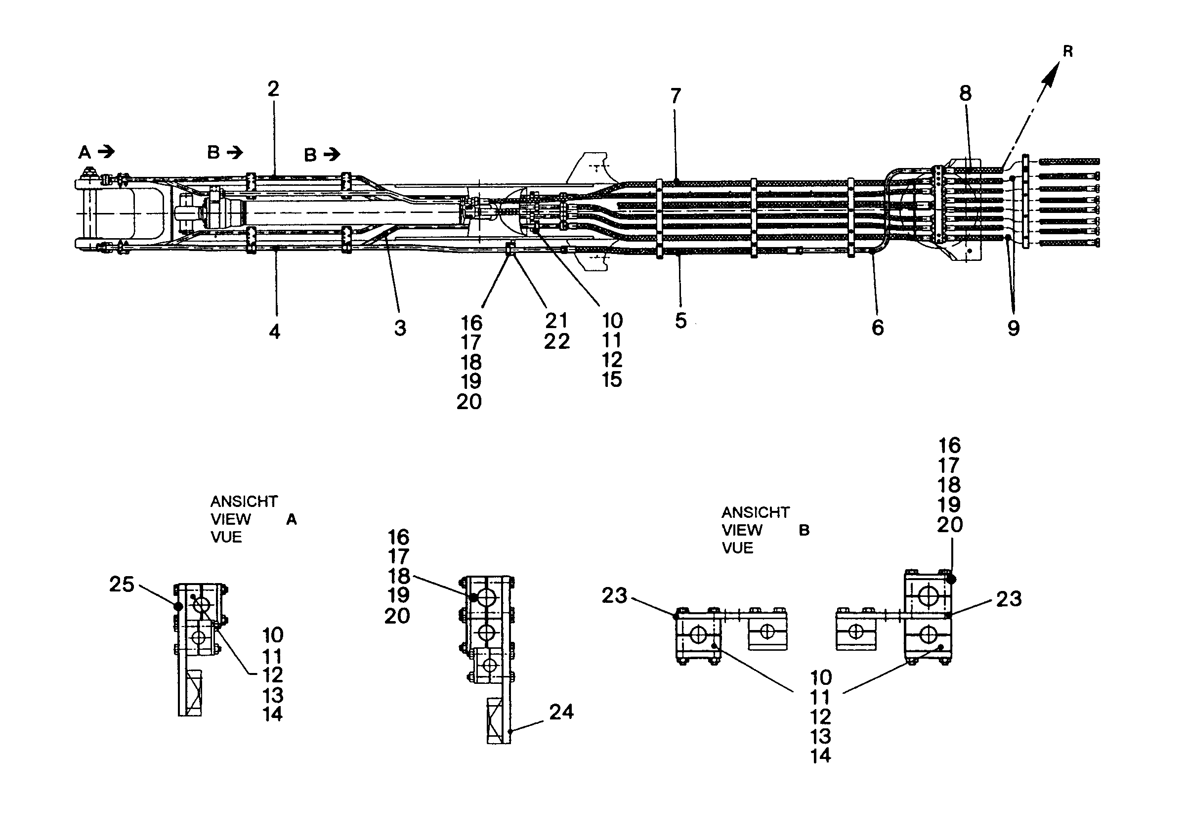 ТРУБА НАПОРНАЯ В СБОРЕ 9399124 LIEBHERR