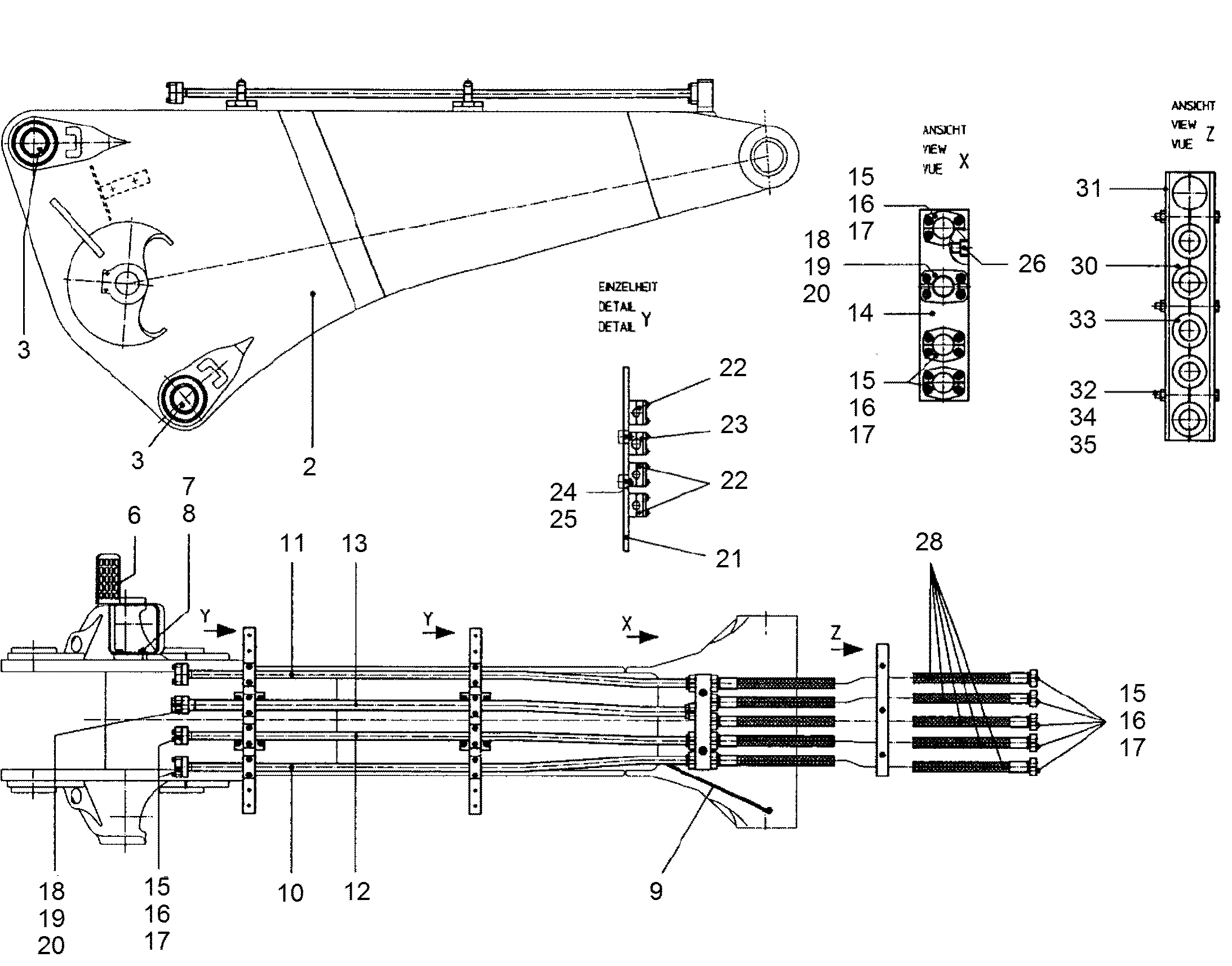СМАЗОЧНЫЕ ЛИНИИ УСТАНОВКА 9866558 LIEBHERR