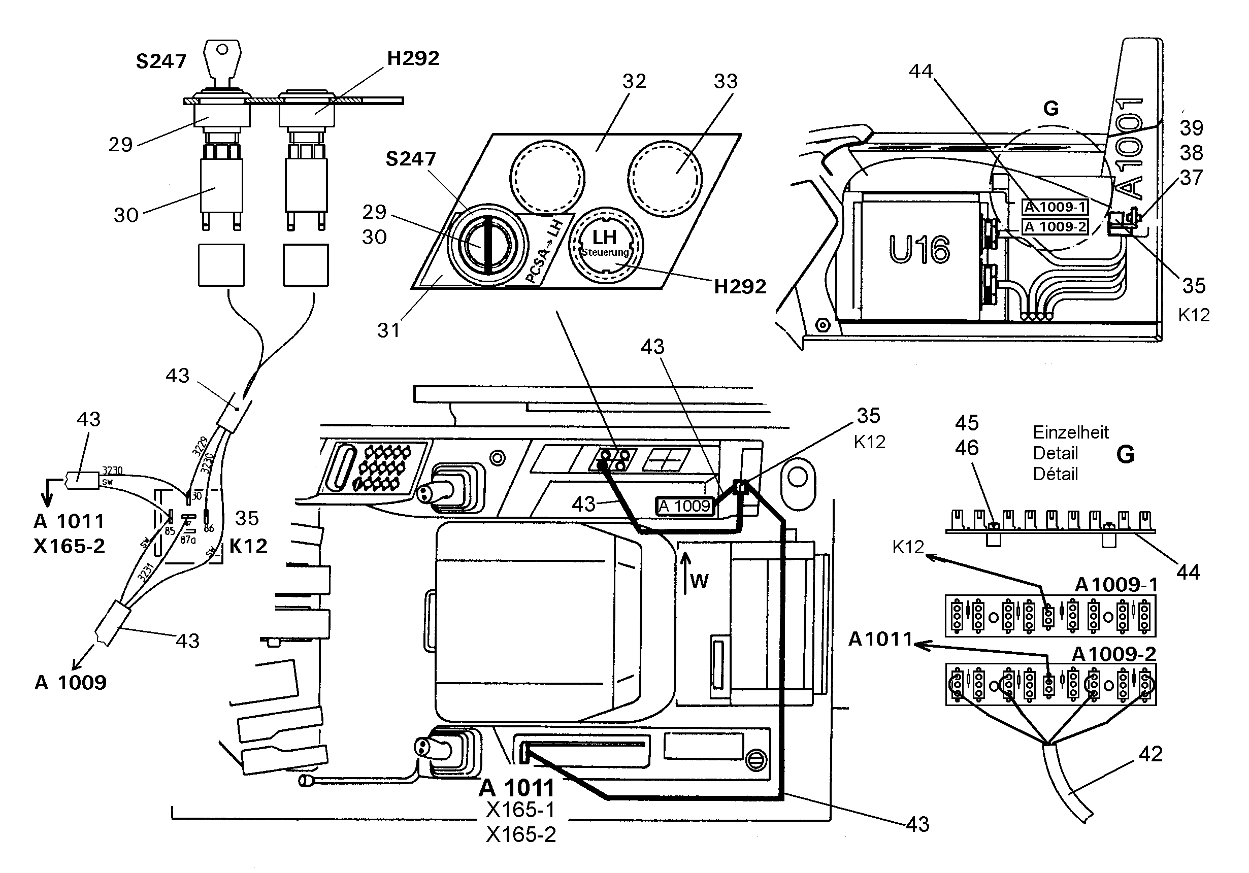 КОМПЛЕКТ КАБЕЛЕЙ Y32 9823498 LIEBHERR