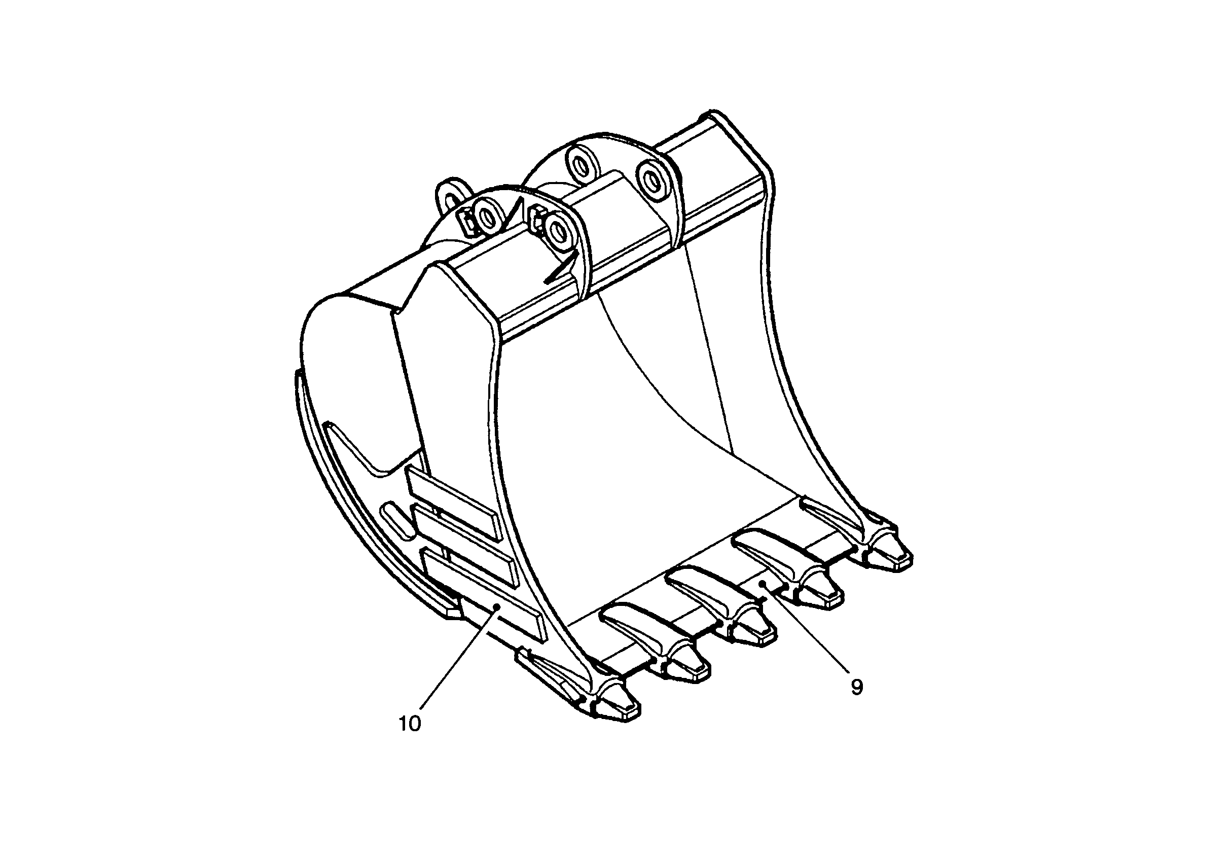 ЗАБРАЛО КОВША 9690867 LIEBHERR