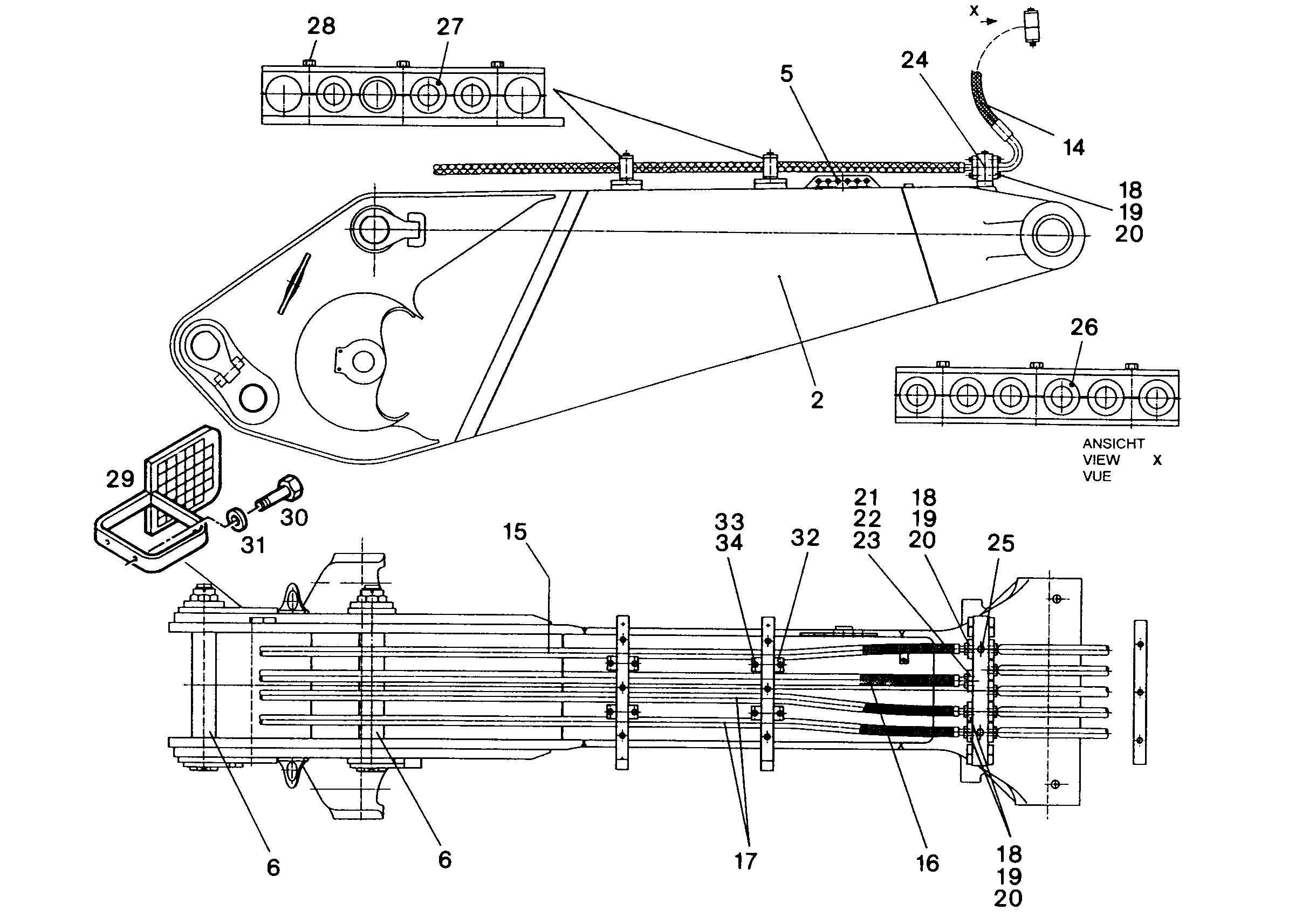 СМАЗОЧНЫЕ ЛИНИИ УСТАНОВКА 9894566 LIEBHERR