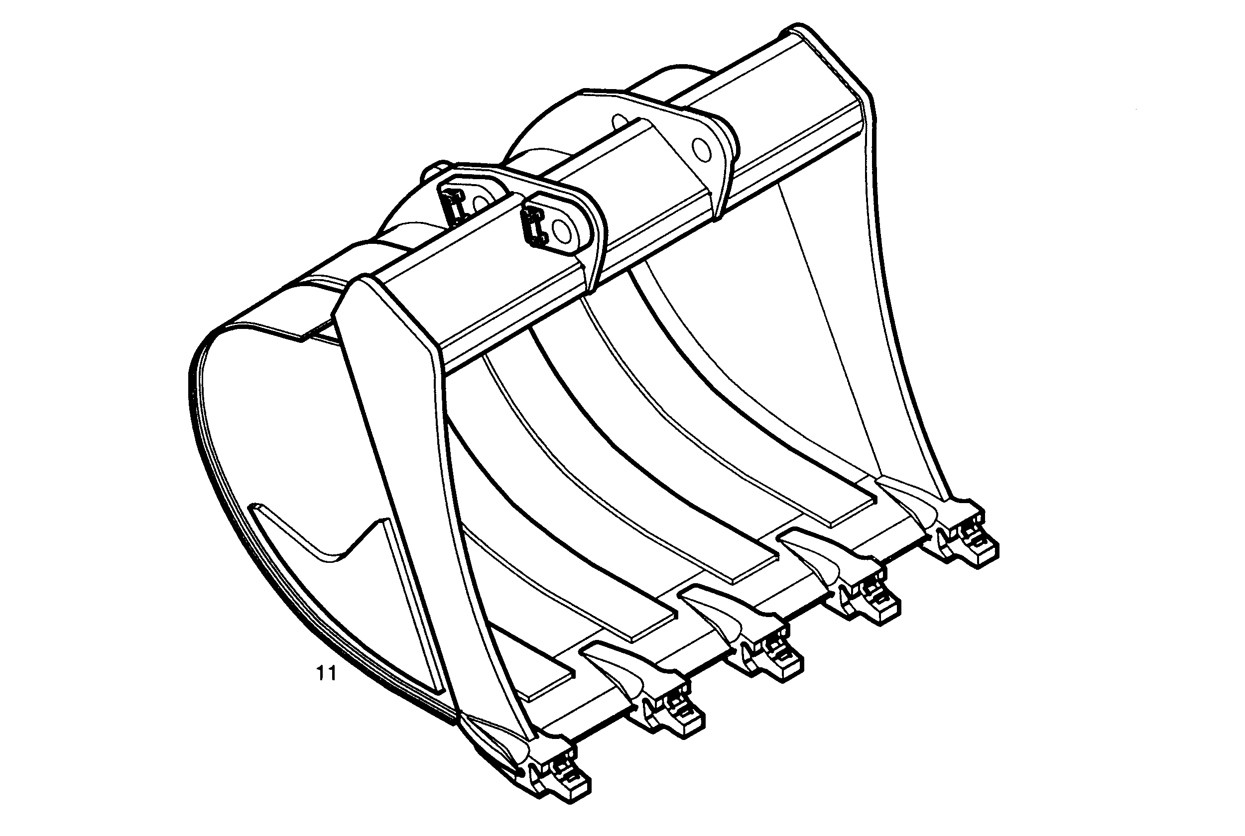 ЛОПАТА ОБРАТНАЯ HDL 9835866 LIEBHERR
