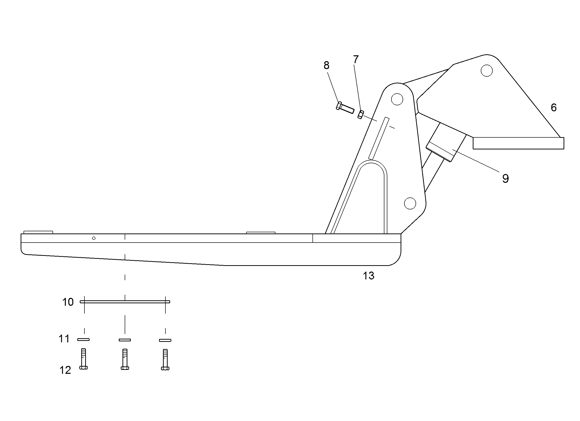КРЕПЛЕНИЕ 5617952 LIEBHERR