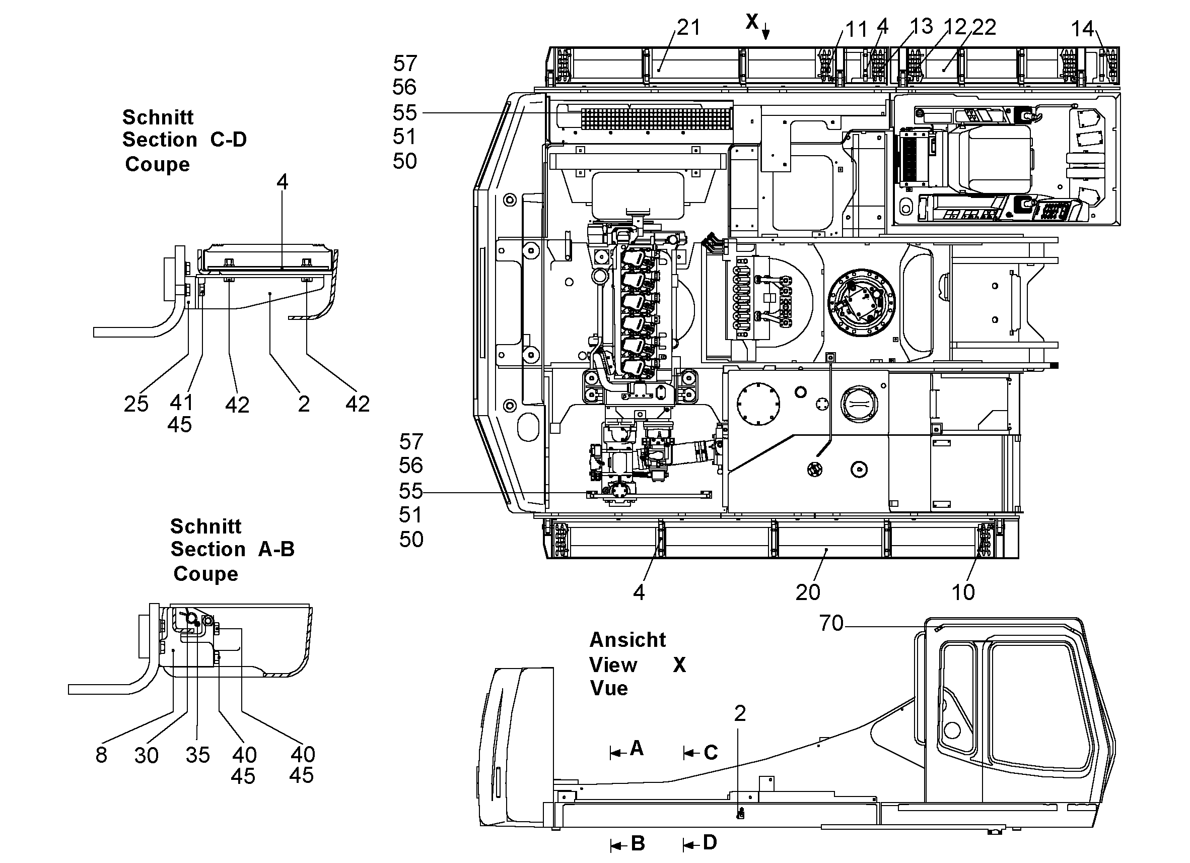 КРЕПЕЖ МОСТИКА 9805790 LIEBHERR