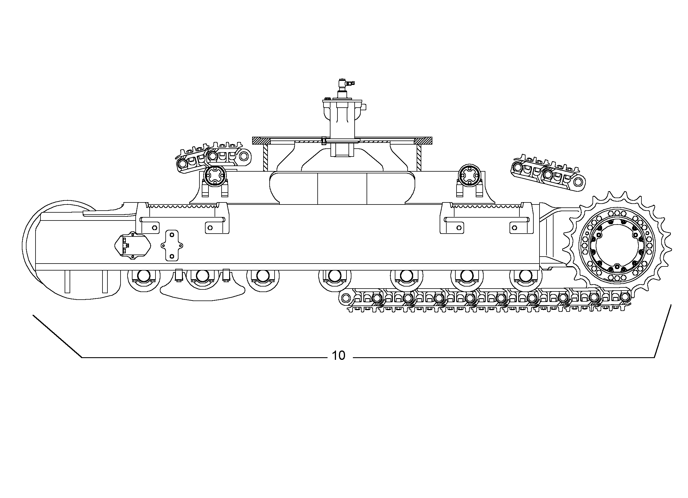 ЧАСТИ САМОХОДНОЕ ШАССИ 9806954 LIEBHERR