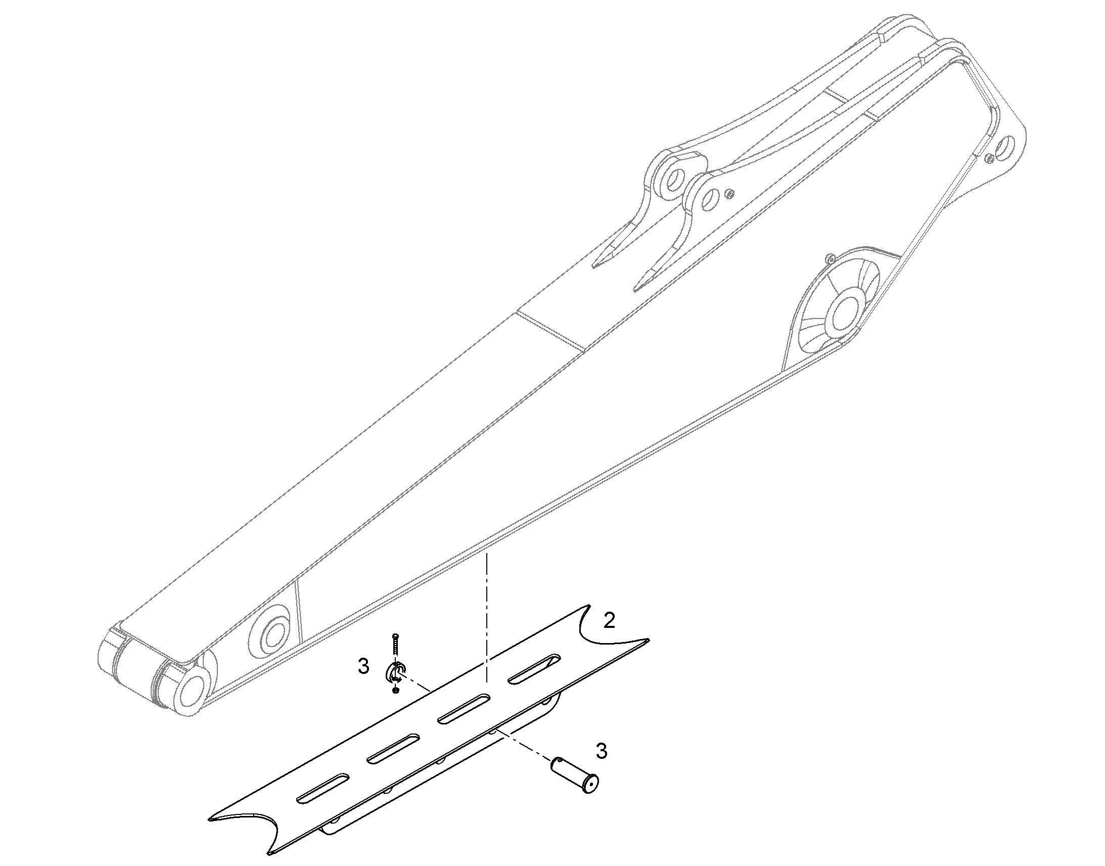 ПРОУШИНА ПОДВЕСНАЯ 10365486 LIEBHERR