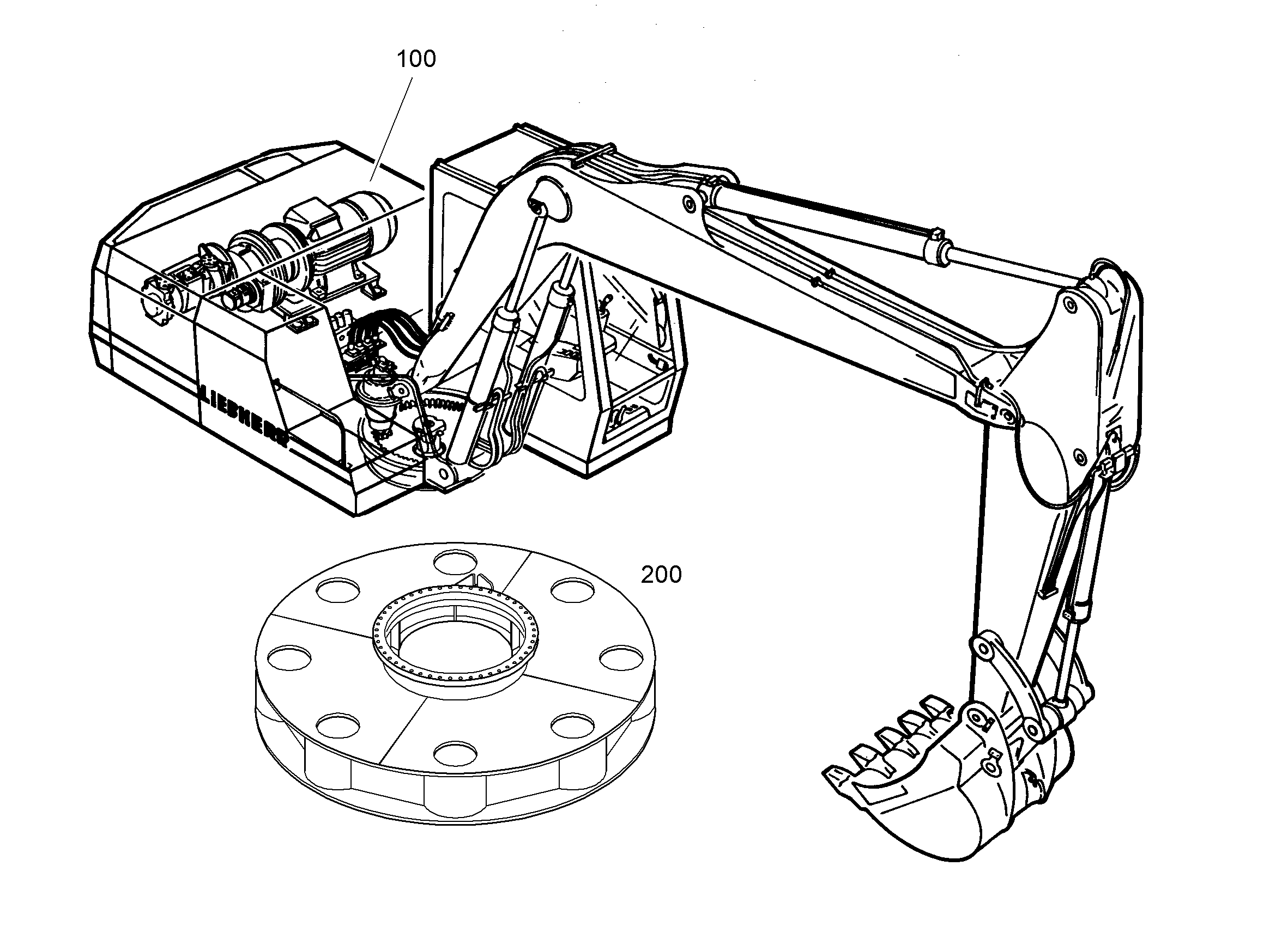 КАТАЛОГ ШАССИ E-ЭКСКАВАТОРА 9387477 LIEBHERR