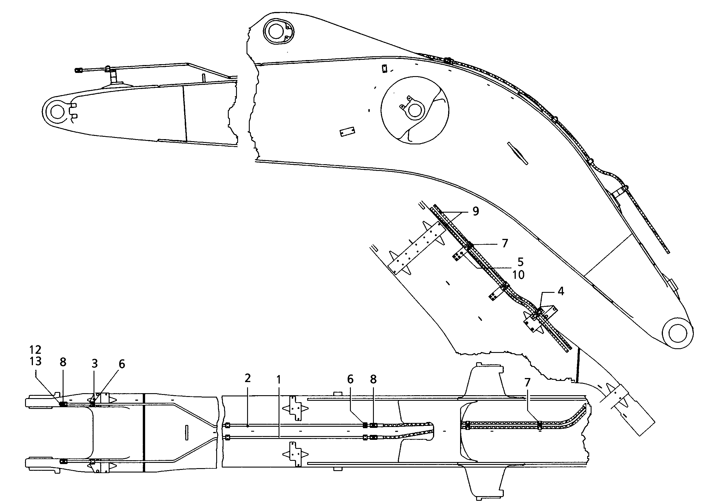 ШЛАНГ 12X4070 10002379 LIEBHERR