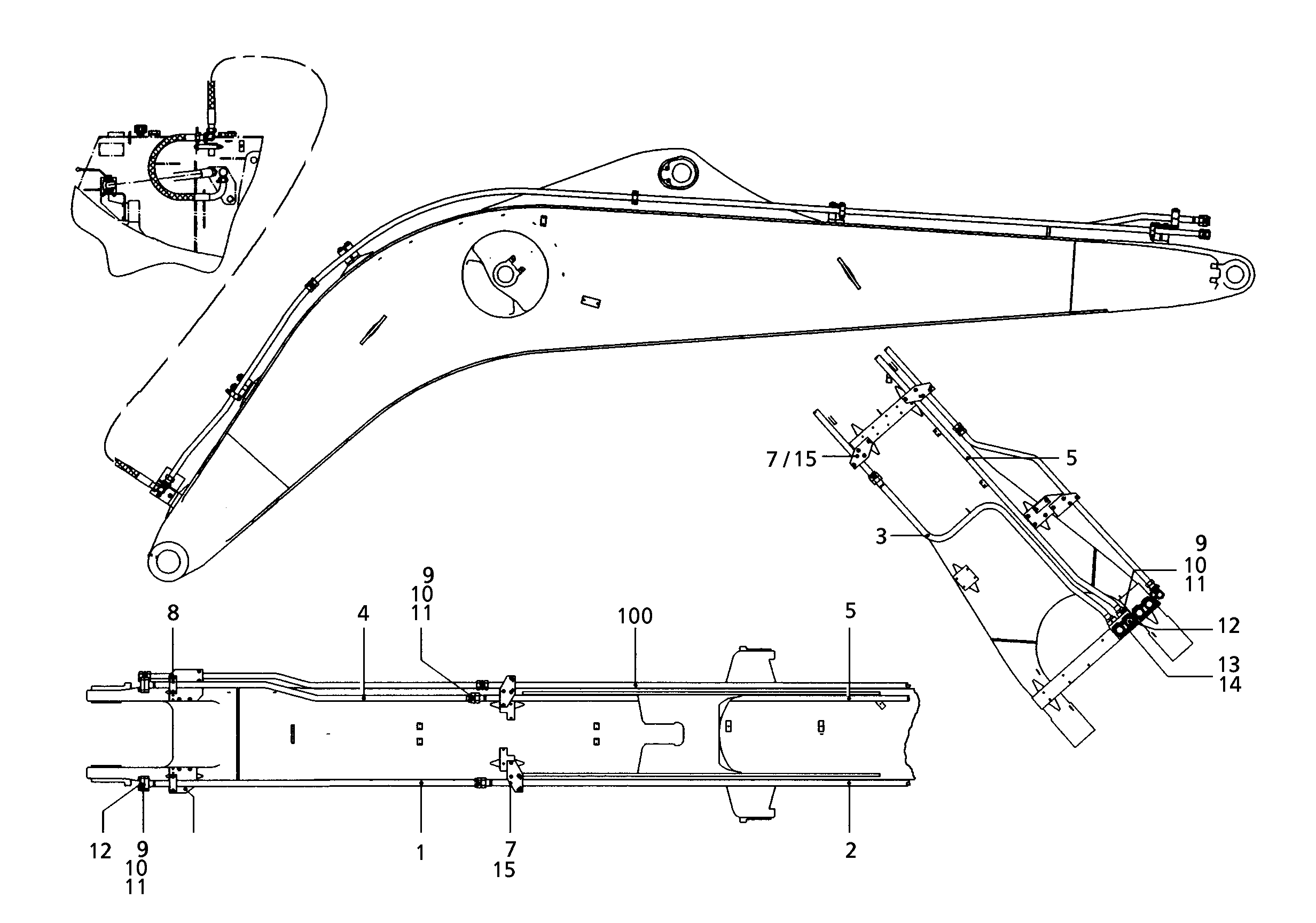 ЛИНИЯ ДОПОЛНИТЕЛЬНАЯ ОБР.ПРАВ. 9394420 LIEBHERR