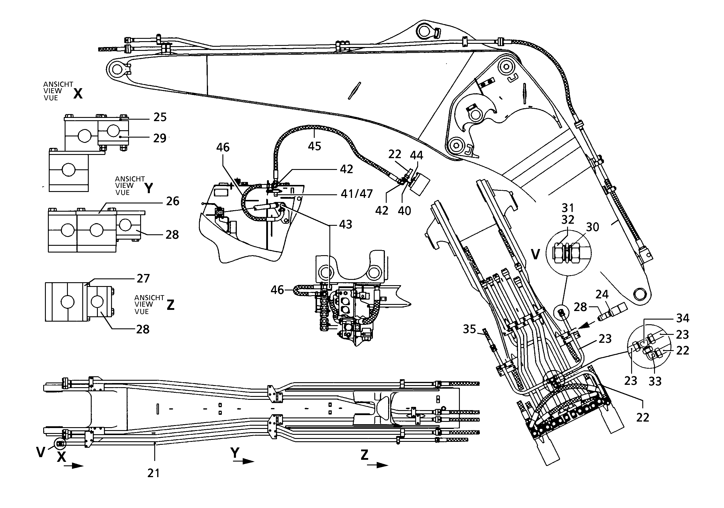 ШЛАНГ 32X2200 5618355 LIEBHERR