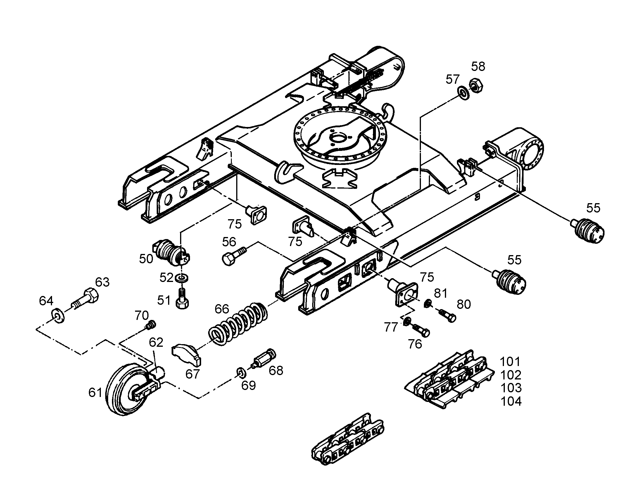 КОЛЕСО НАПРАВЛЯЮЩЕЕ 5614619 LIEBHERR