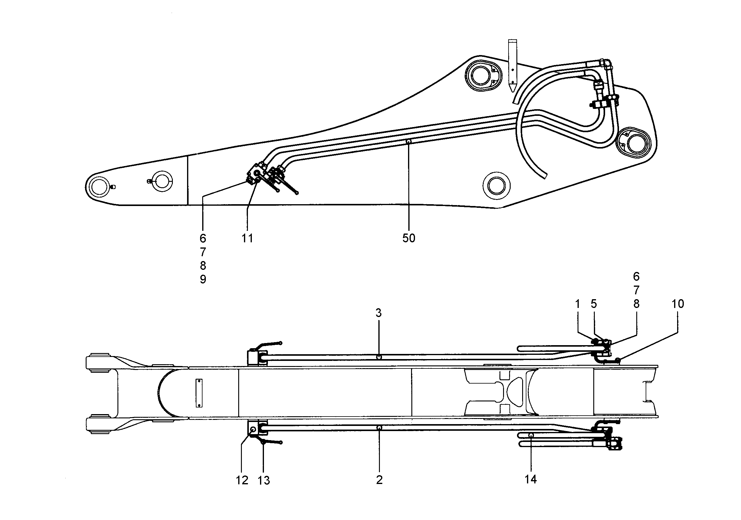 ЛИНИЯ ДОПОЛНИТЕЛЬНАЯ ОБР. ЛЕВ. 9681274 LIEBHERR