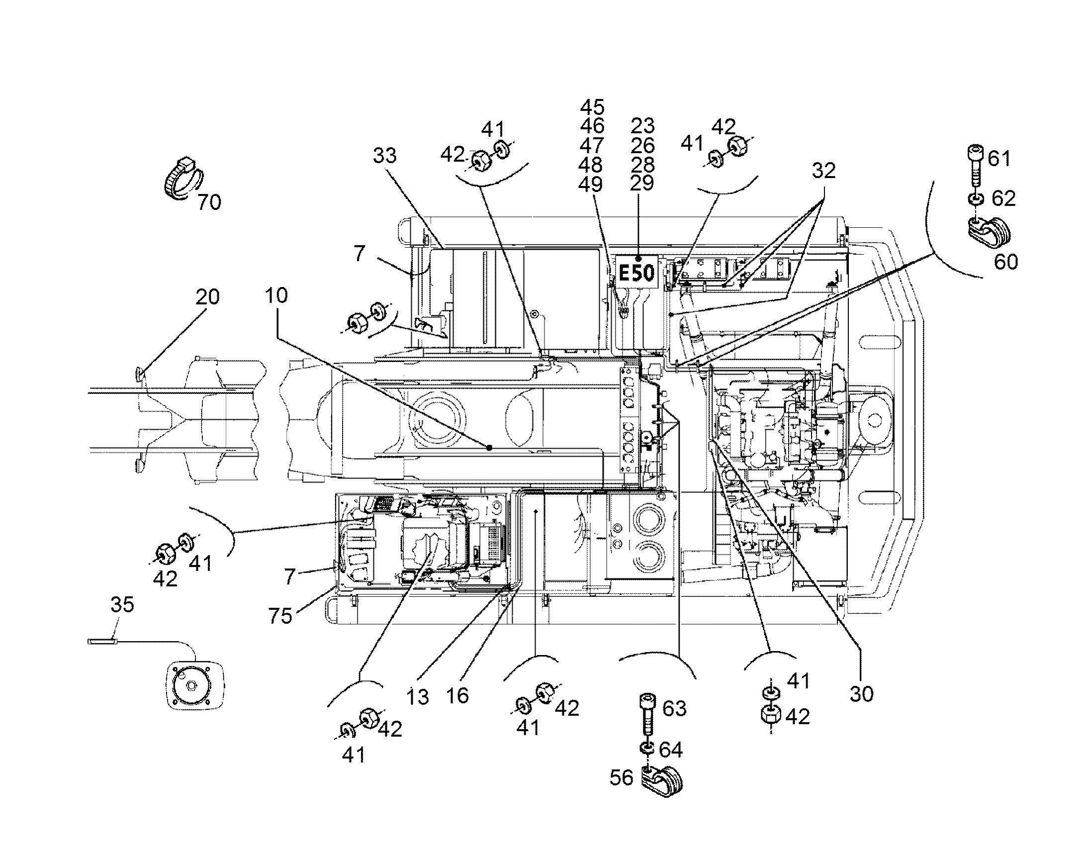 СТЕРЖЕНЬ МЕДНЫЙ 9686204 LIEBHERR