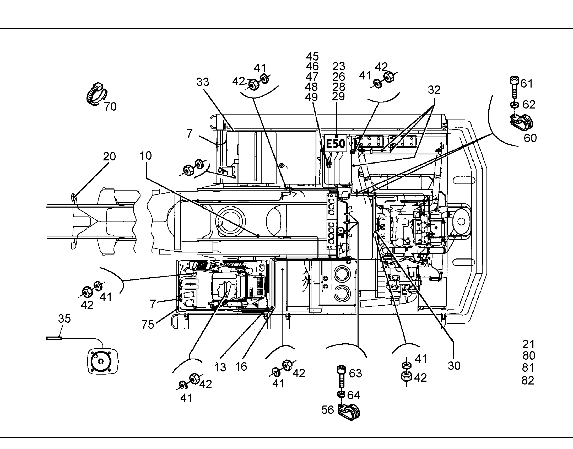 ПРОЖЕКТОР РАБОЧИЙ В СБОРЕ 9866461 LIEBHERR