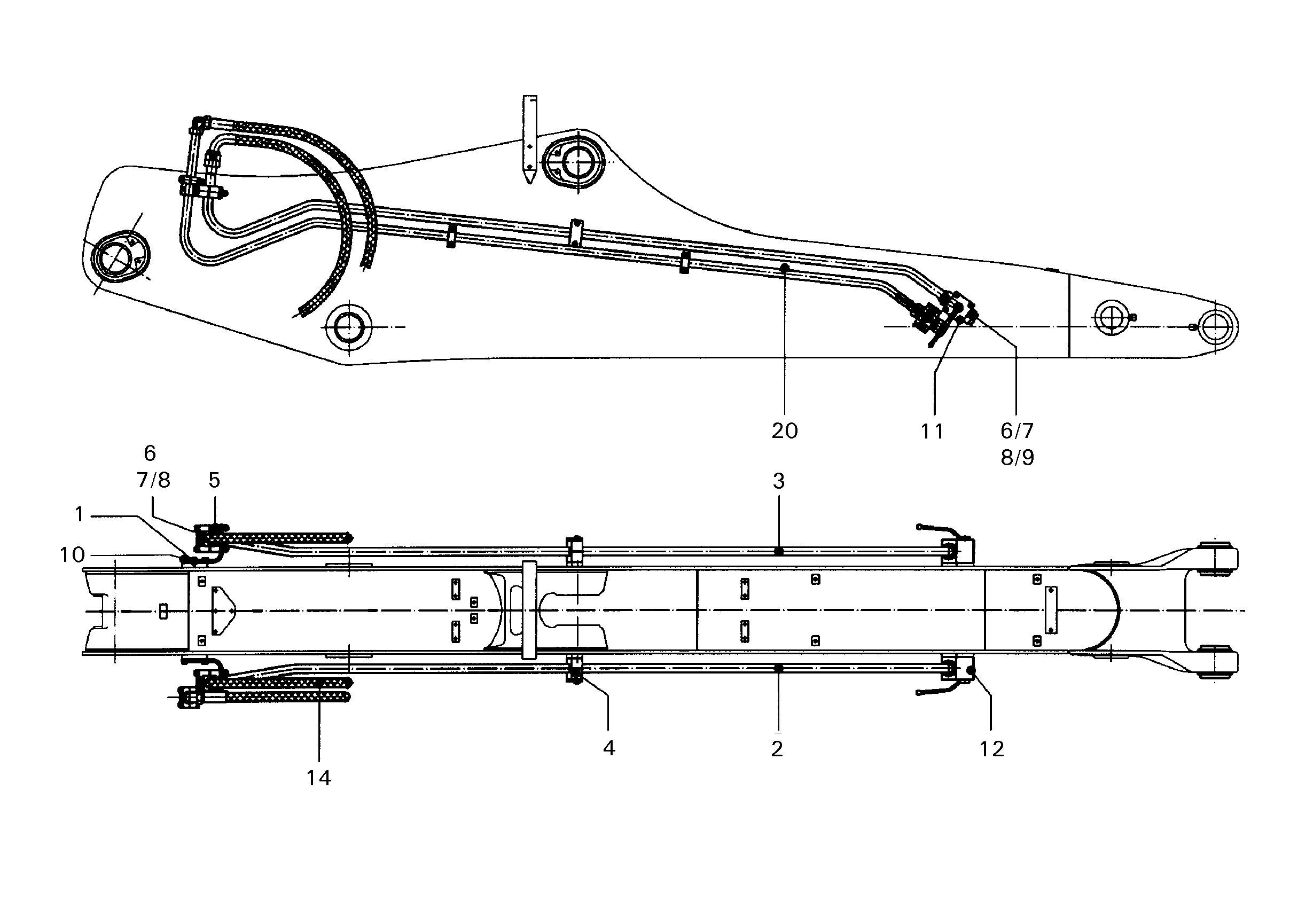ЛИНИЯ ДОПОЛНИТЕЛЬНАЯ ОБР.ПРАВ. 9681678 LIEBHERR