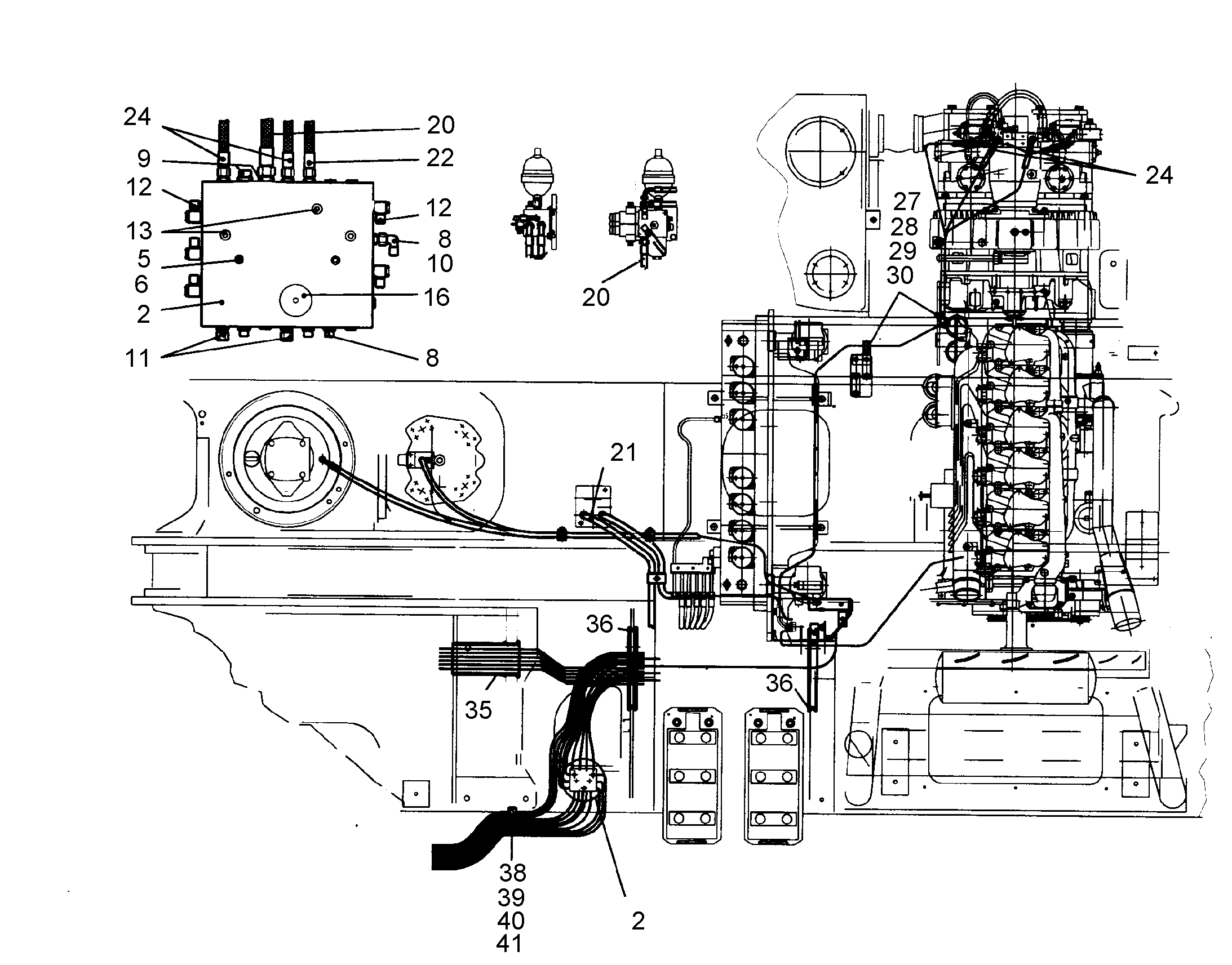 ШЛАНГ 12X1860 5610058 LIEBHERR