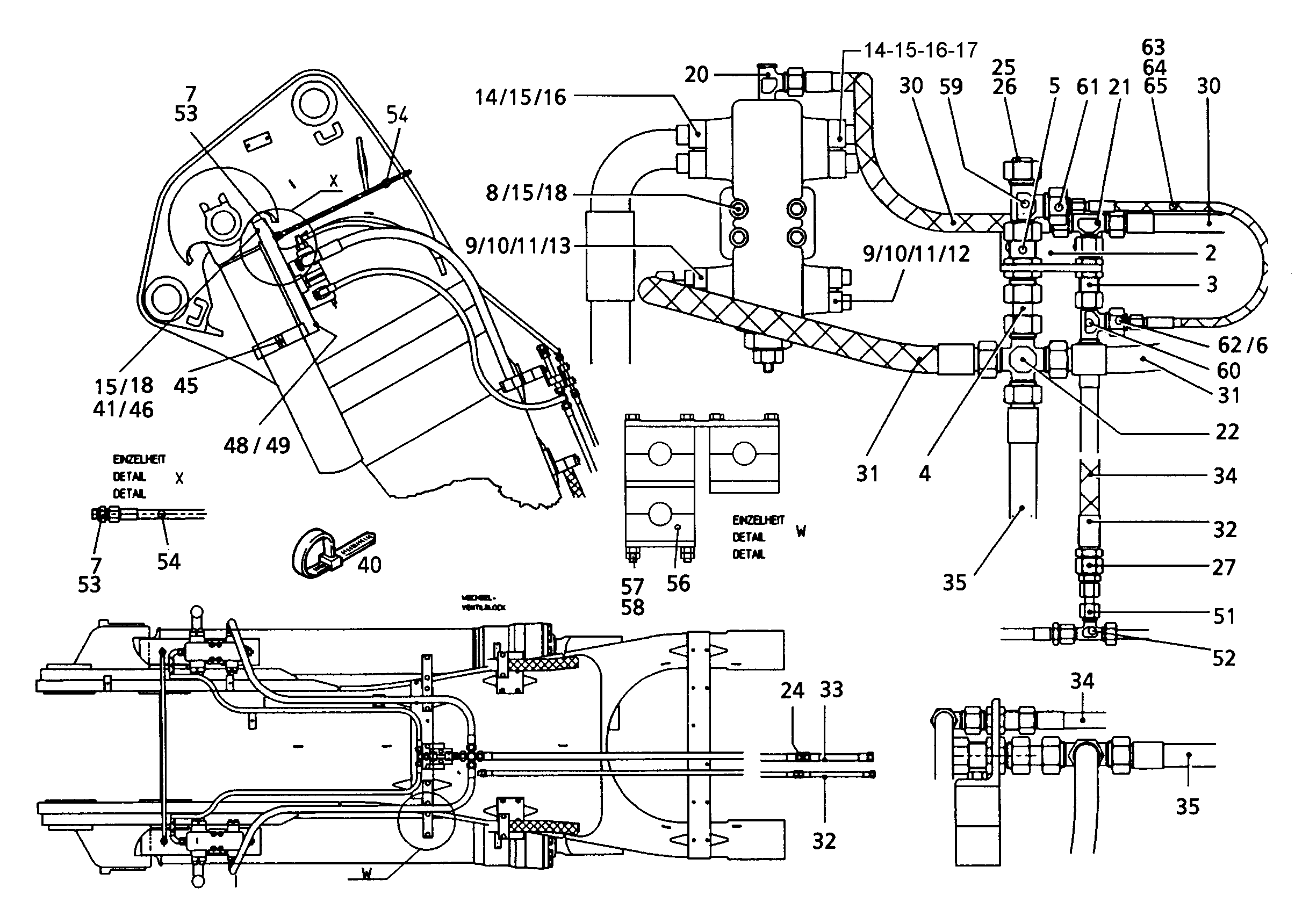 КЛАПАН ПРЕДОХРАНИТЕЛЬНЫЙ 5611615 LIEBHERR