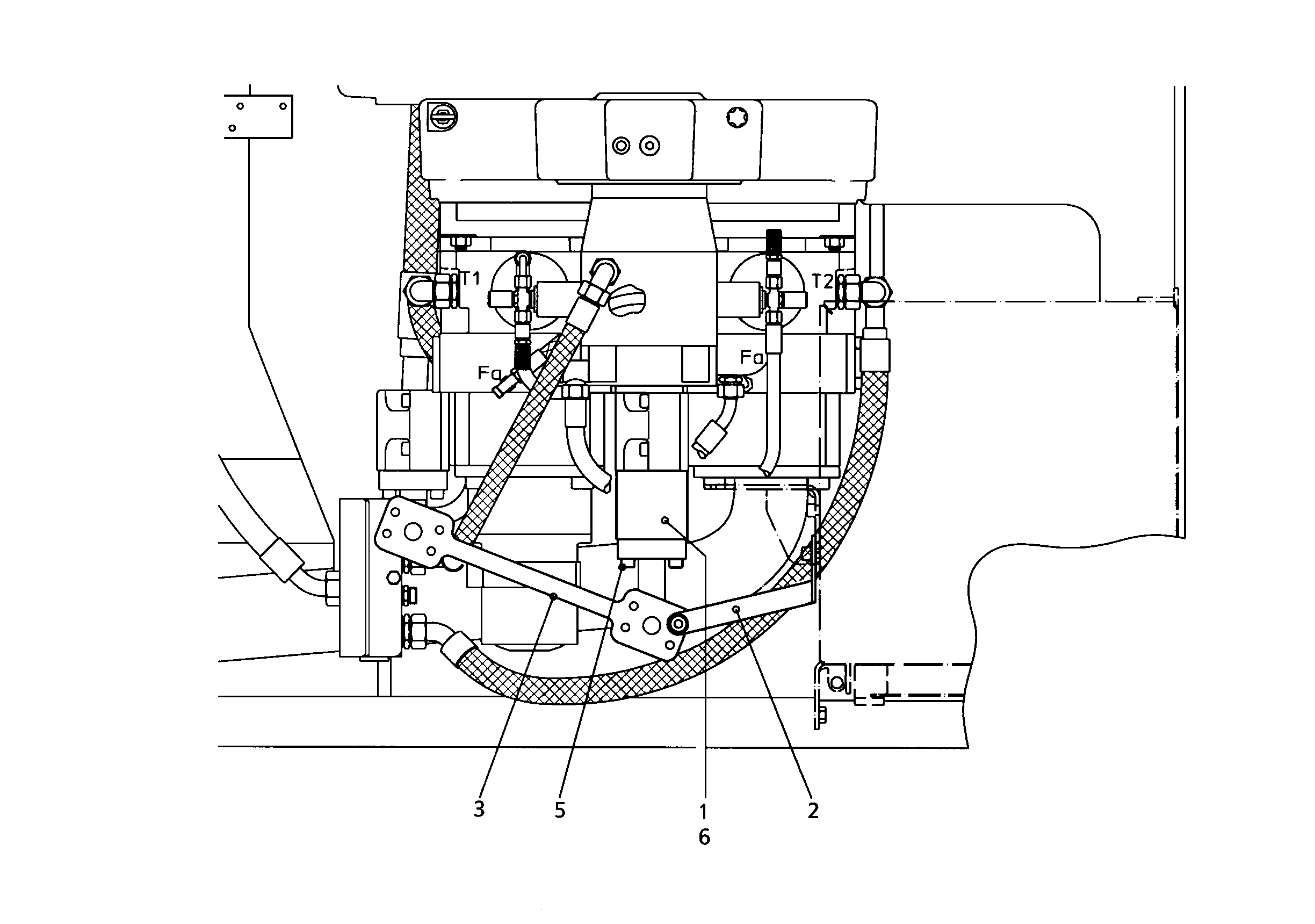 РАСПОРКА 9696077 LIEBHERR