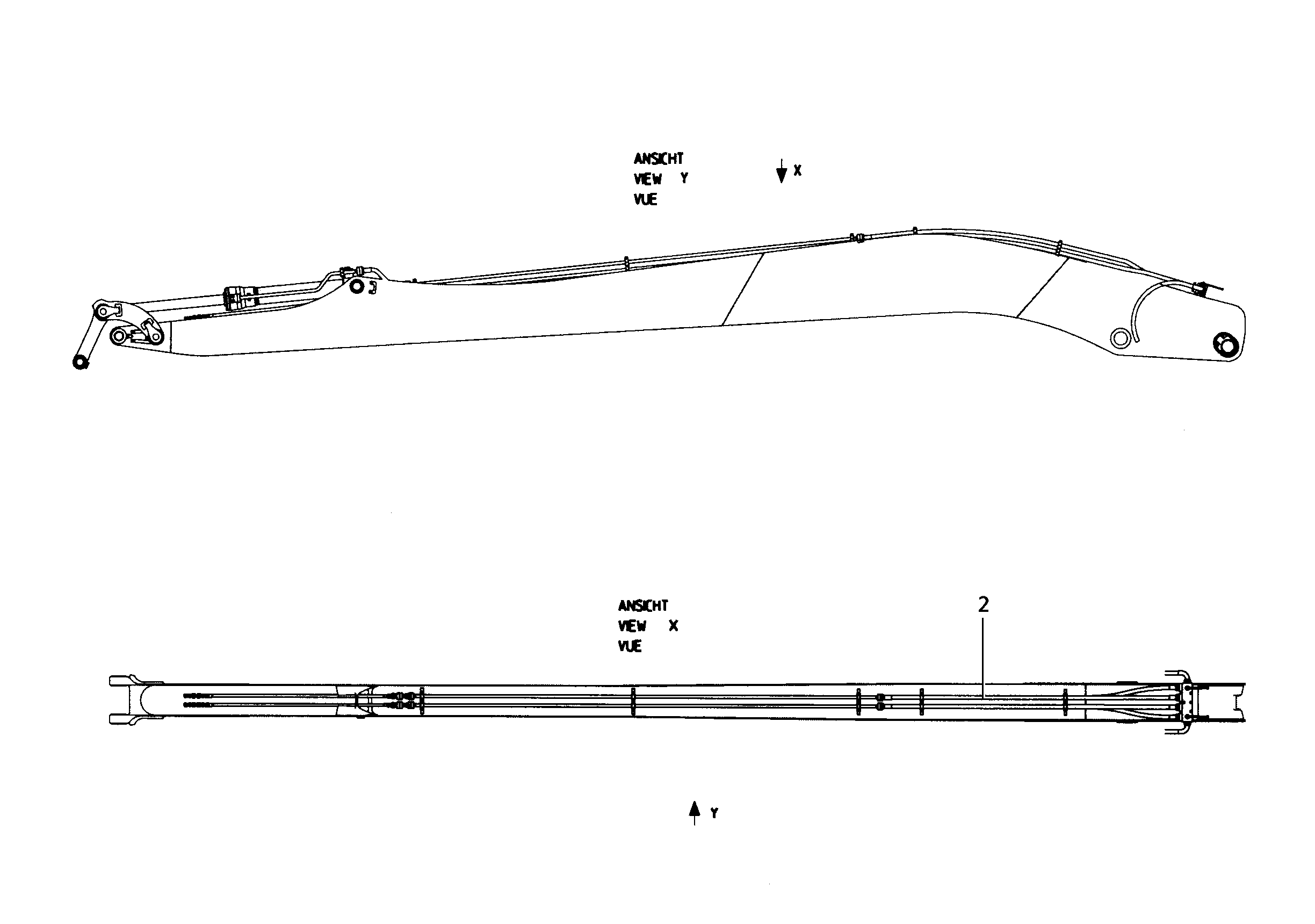 ПРОВОДКА ПРИВОД ГРЕЙФЕРА 9891319 LIEBHERR