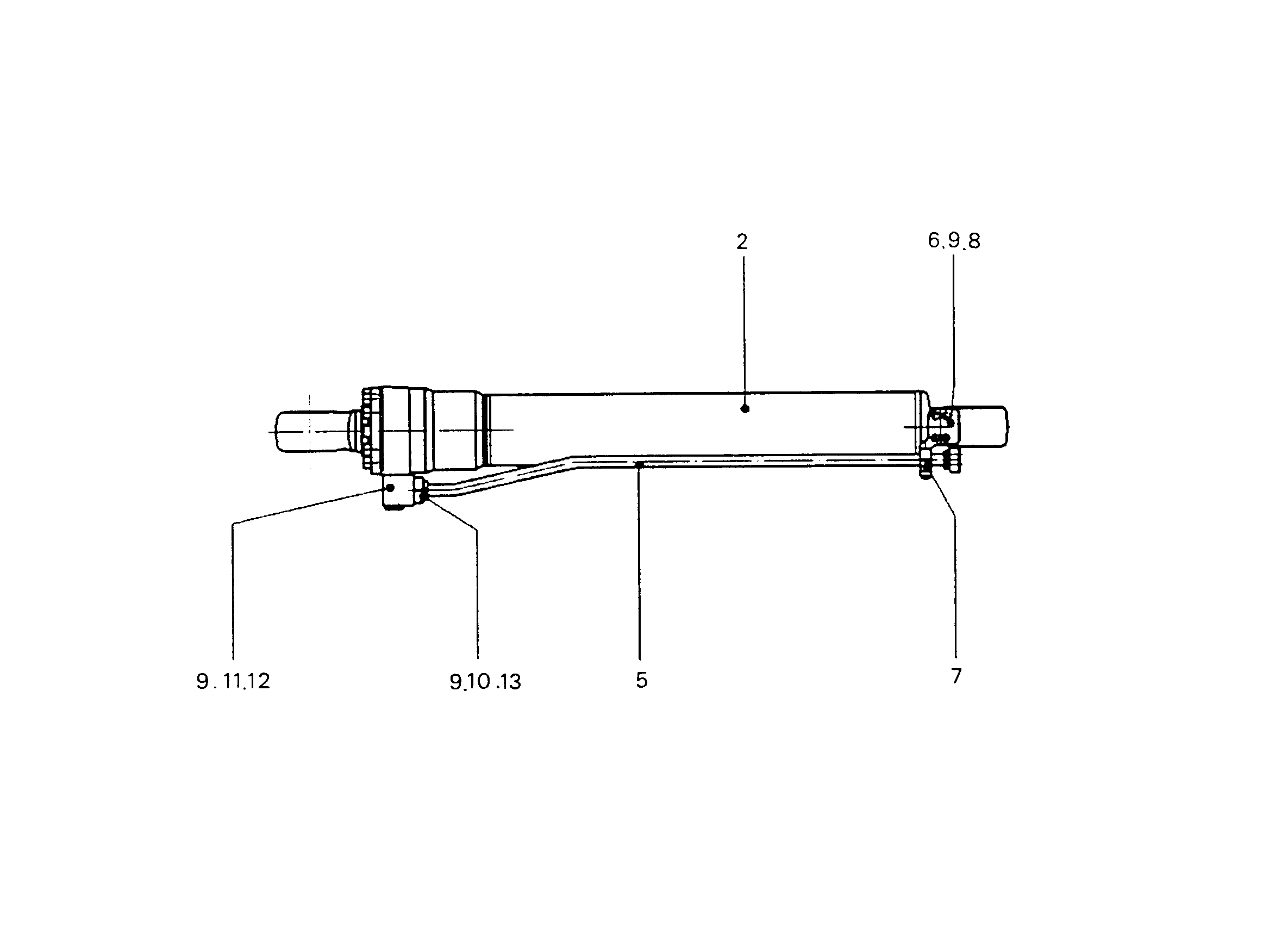 ГИДРОЦИЛИНДР 9238941 LIEBHERR