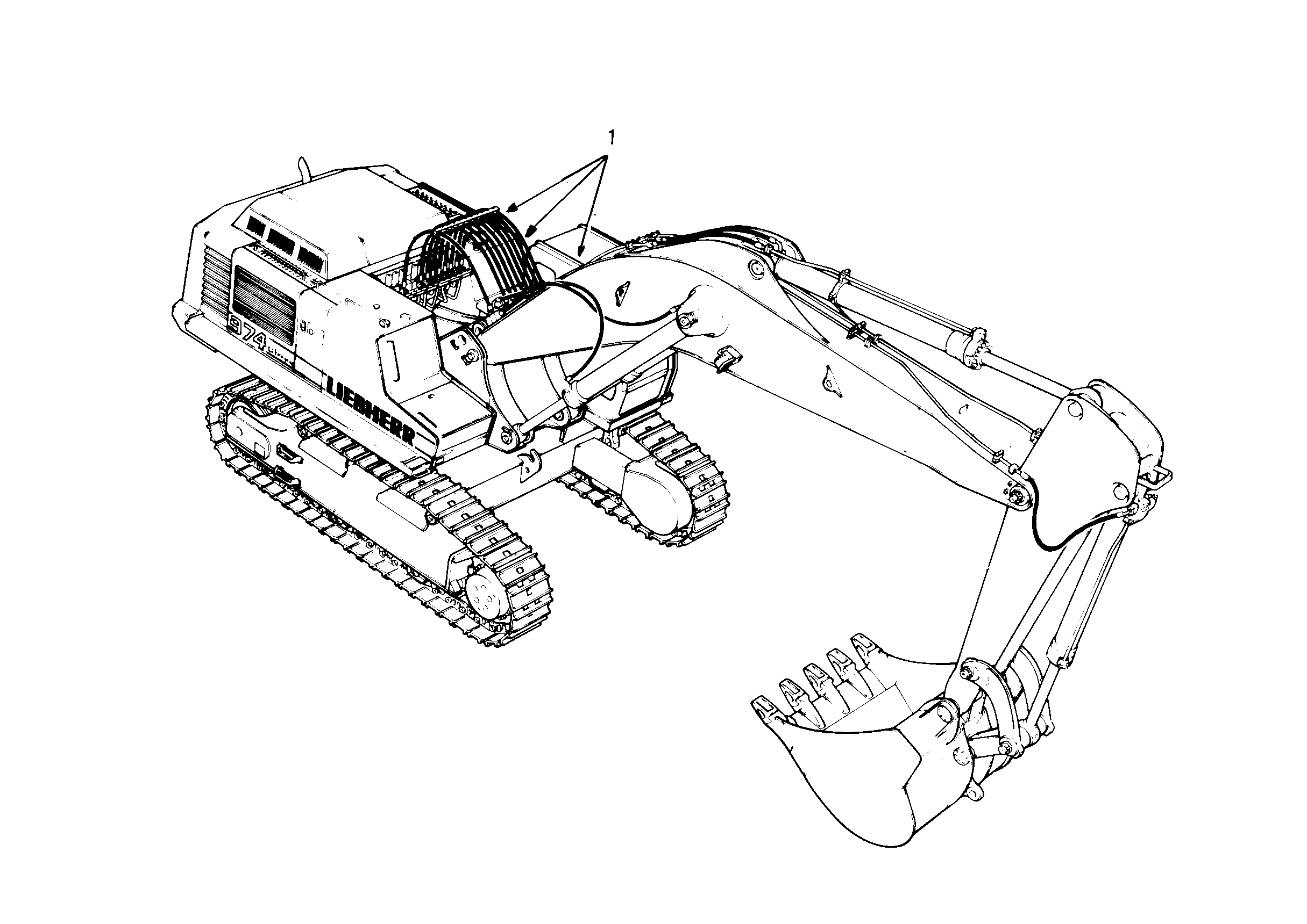 ДООБОРУД. ГЕНЕРАТОРА, УСТ. 9686082 LIEBHERR