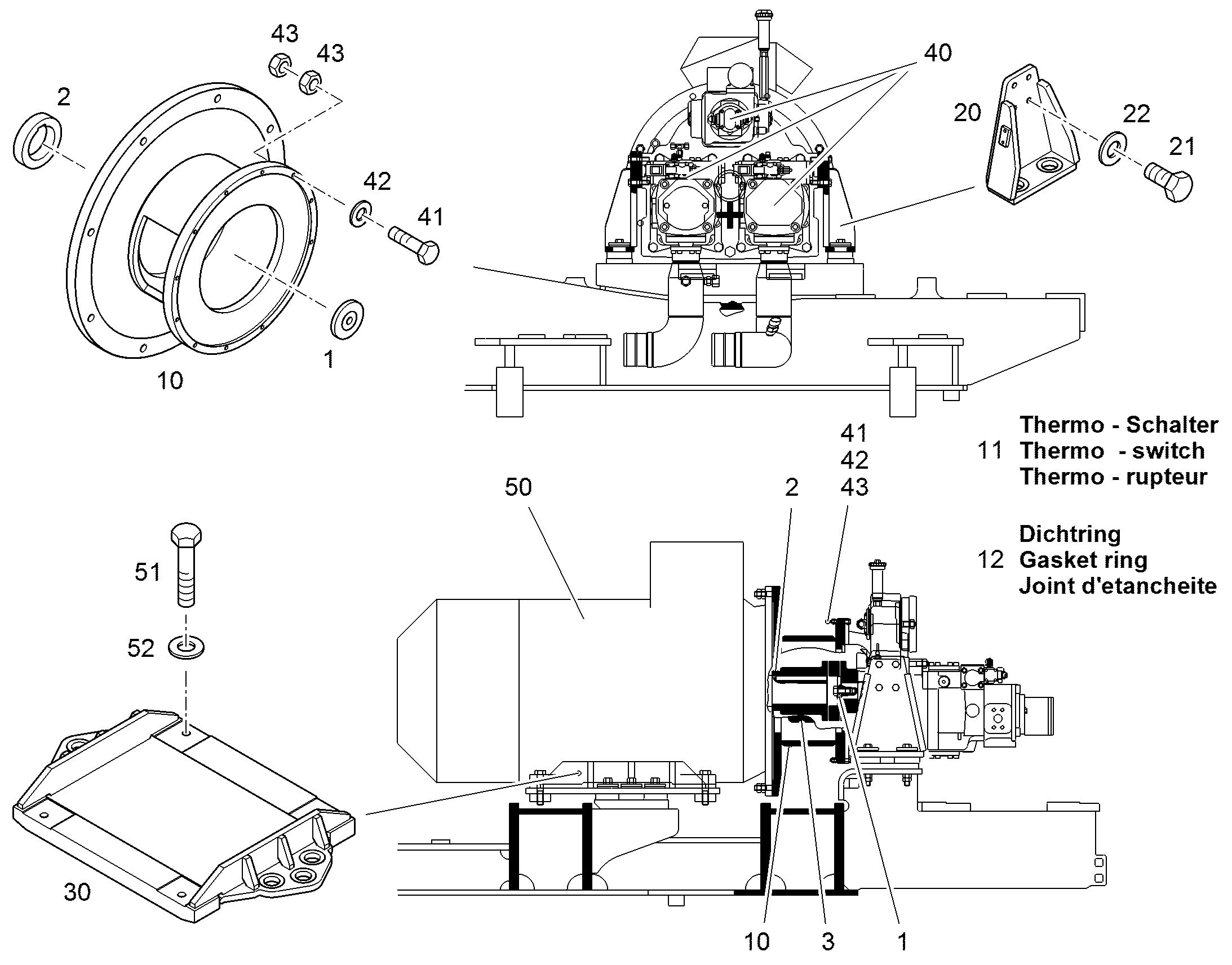 РАСПОРКА 9689662 LIEBHERR