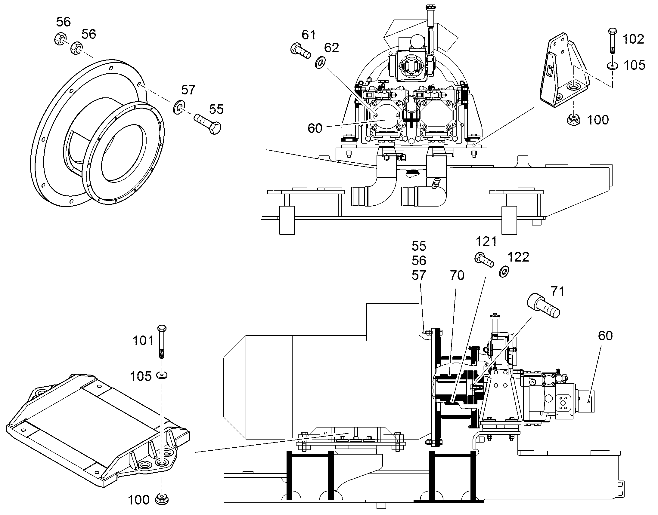 НАСОС ВСТРОЕННЫЙ 11459686 LIEBHERR