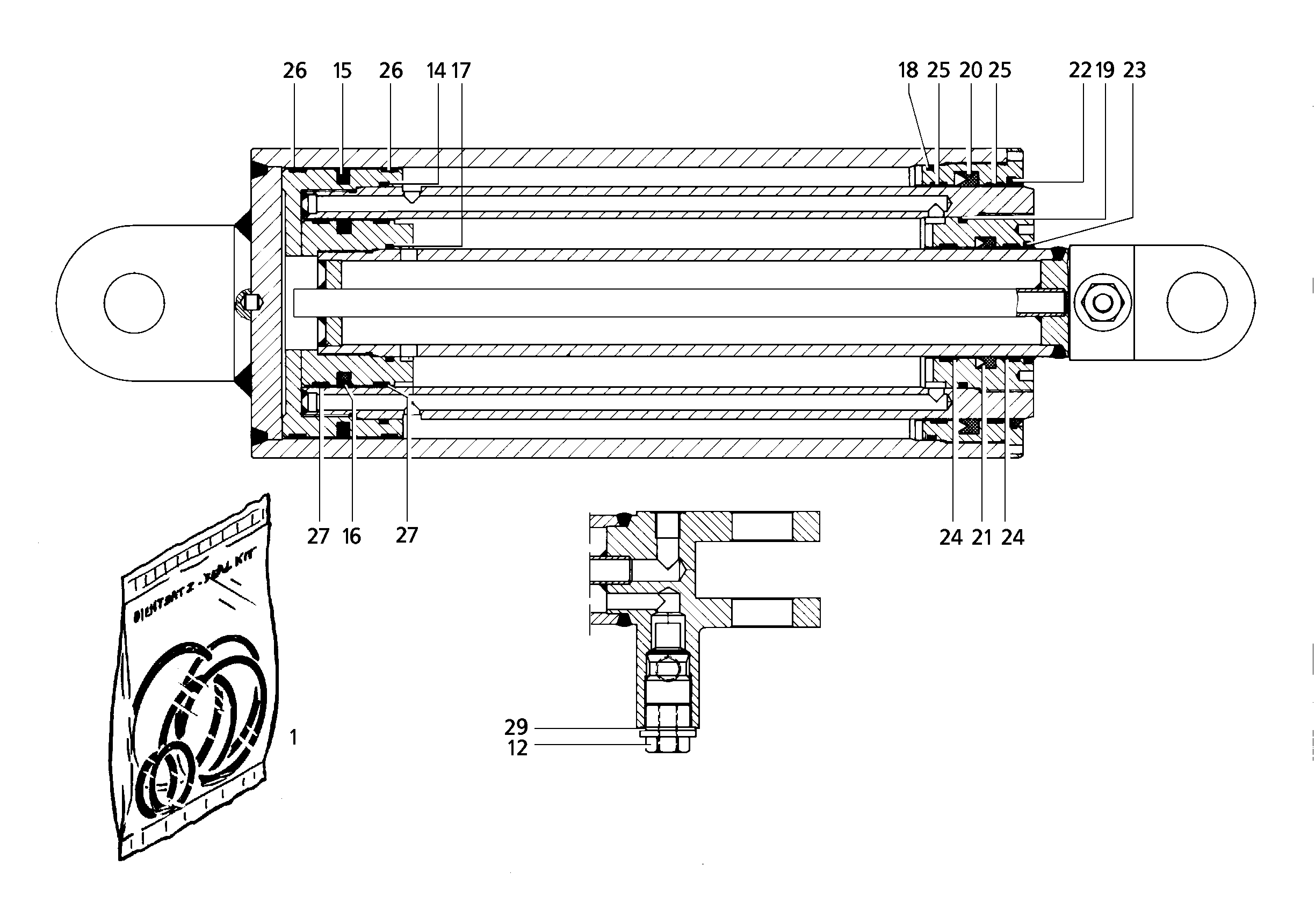 МАСЛОСЪЕМНОЕ КОЛЬЦО 150X162X10 7371232 LIEBHERR