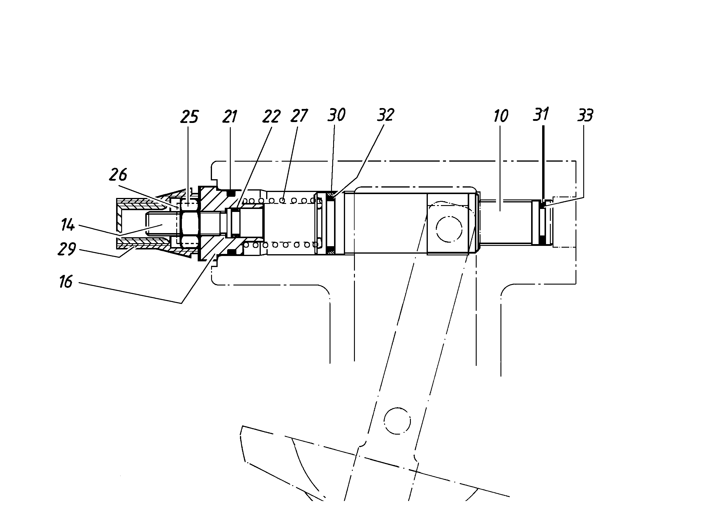 ВИНТ УПОРНЫЙ M10X42,5X6 42CrMo4+N 9268844 LIEBHERR