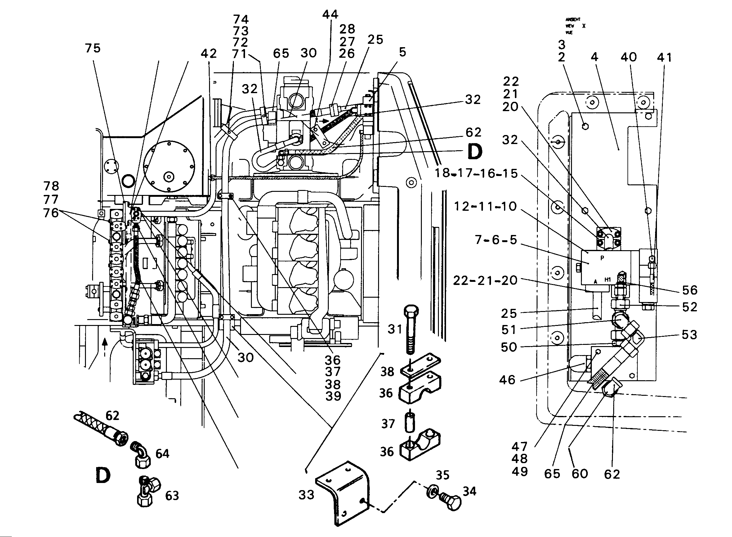 ПЛАНКА РЕЗЬБОВАЯ 9686239 LIEBHERR