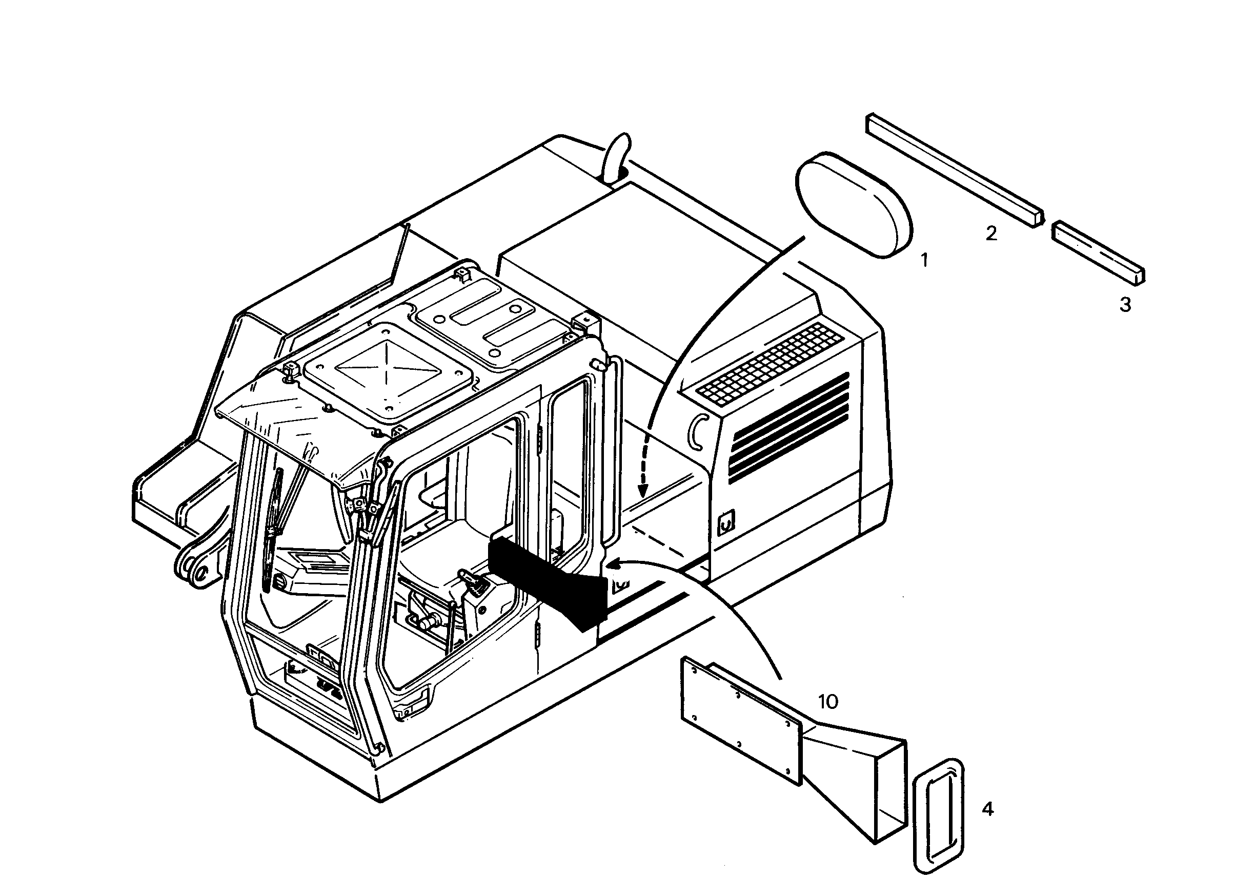 МАТ ИЗОЛЯЦИОННЫЙ 9689758 LIEBHERR