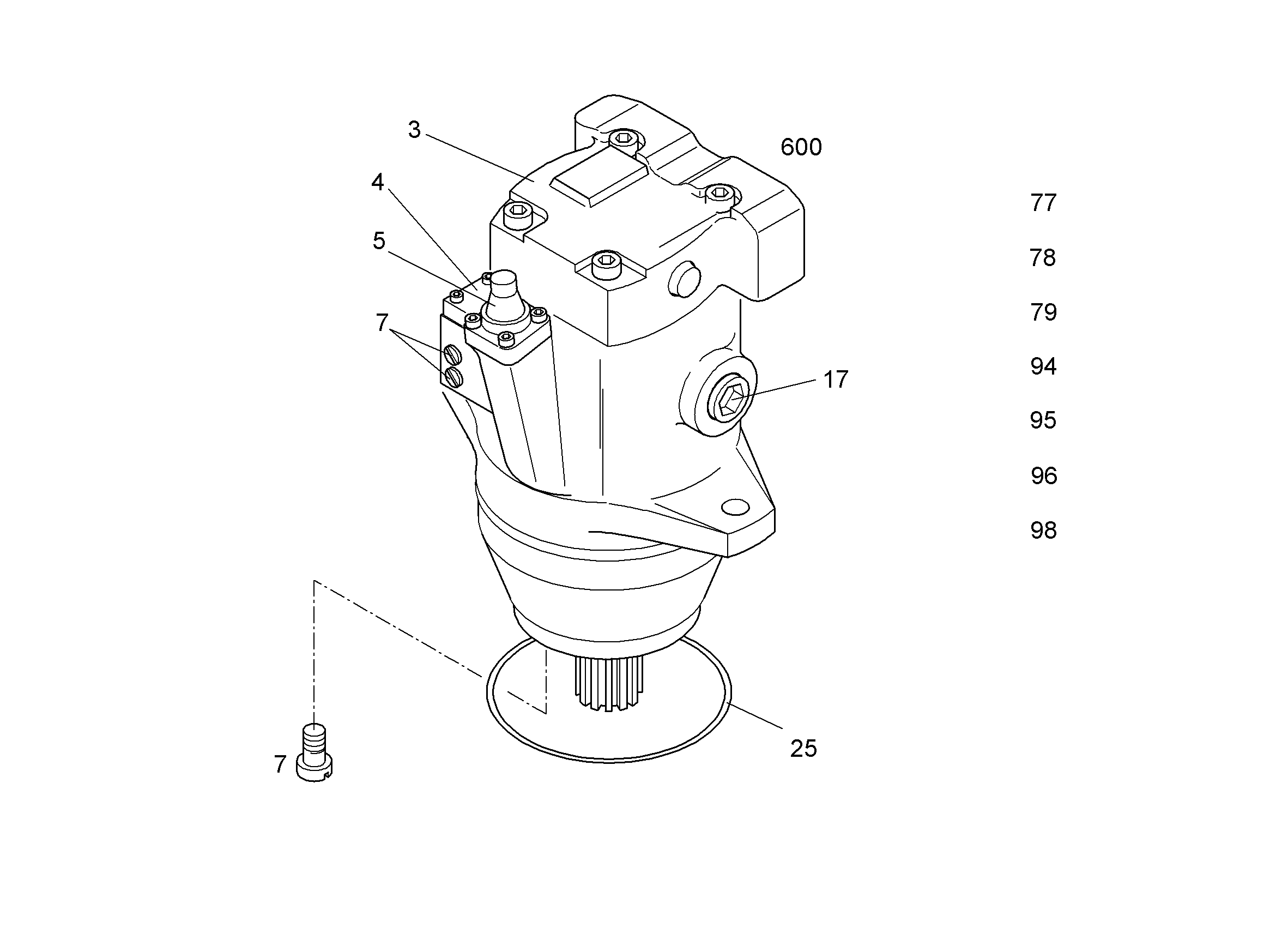 КЛАПАН ОТКЛЮЧЕНИЯ 9882832 LIEBHERR
