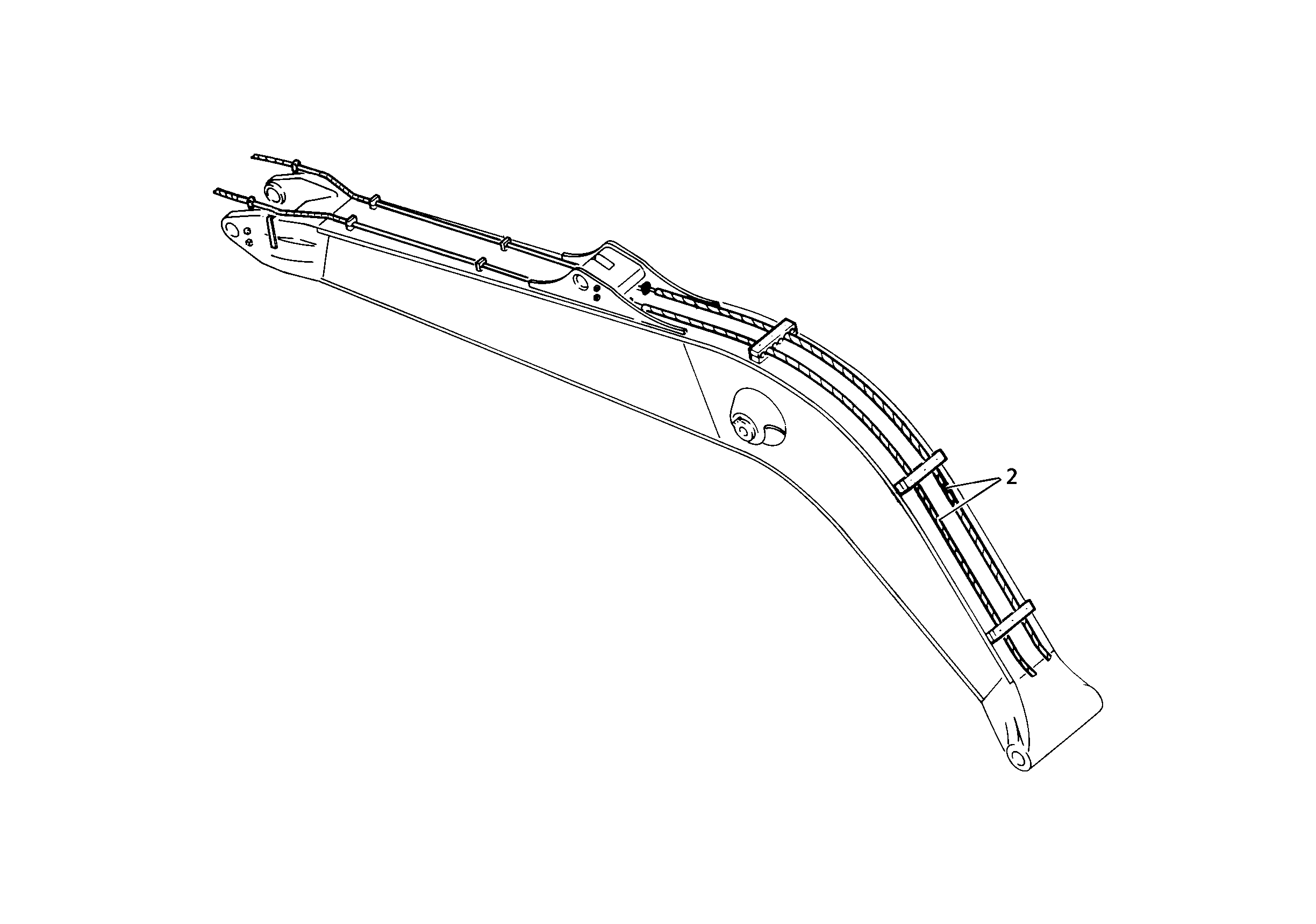 ПРОВОДКА ПРИВОД МЕХ. ПОВОРОТА 9698031 LIEBHERR