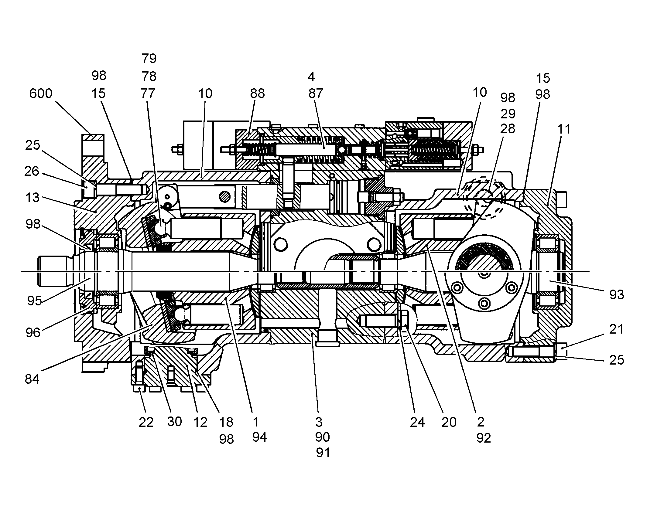 РЕМК-Т-ШАР ОБР.ХОДА+ПАН.ОБР.Х. NG 090 9880613 LIEBHERR