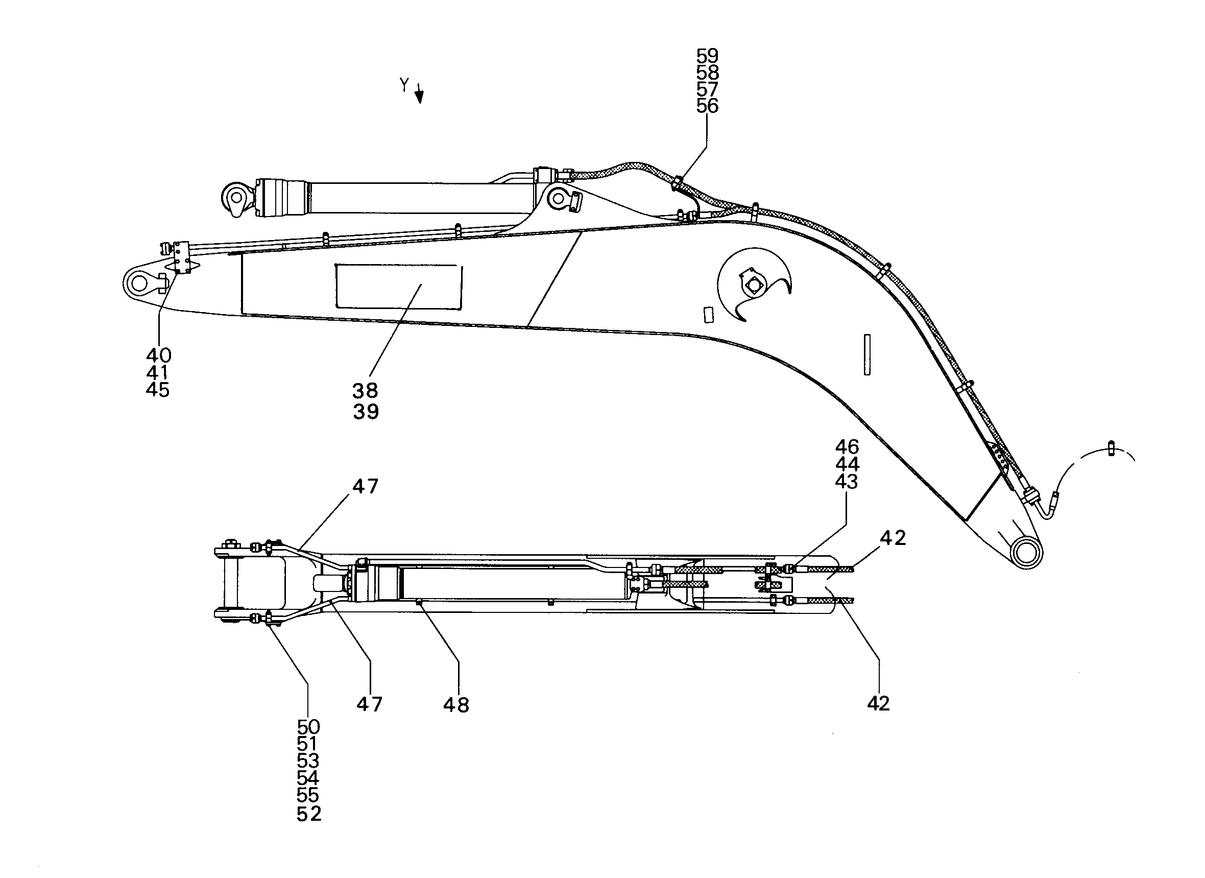 ПРОВОДКА МОНТАЖ AHS 9697759 LIEBHERR